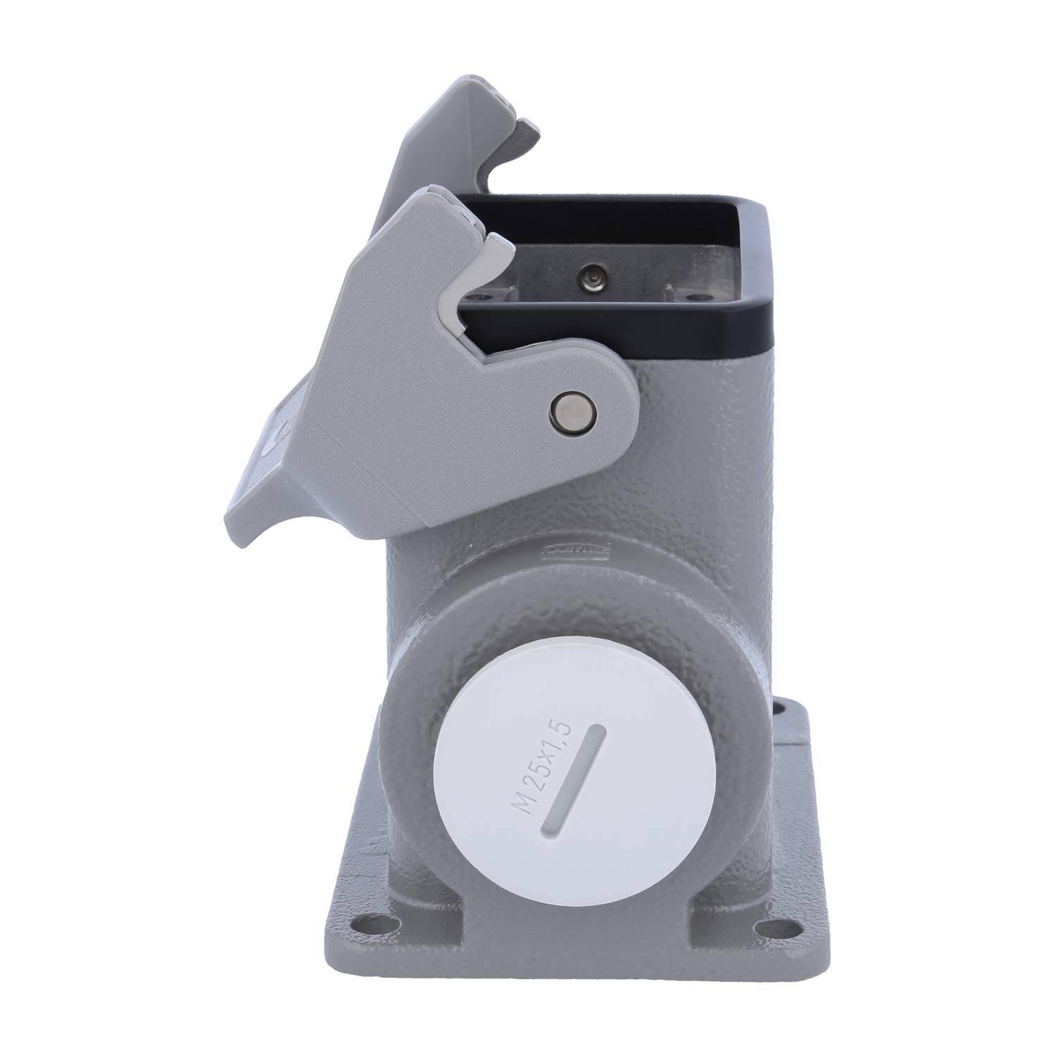 05300060269 HARTING Han 6B Sockelgehäuse hoch, 1xM25 seitlicher Kabelabgang, mit 1 Längsbügel Verschraubung M25