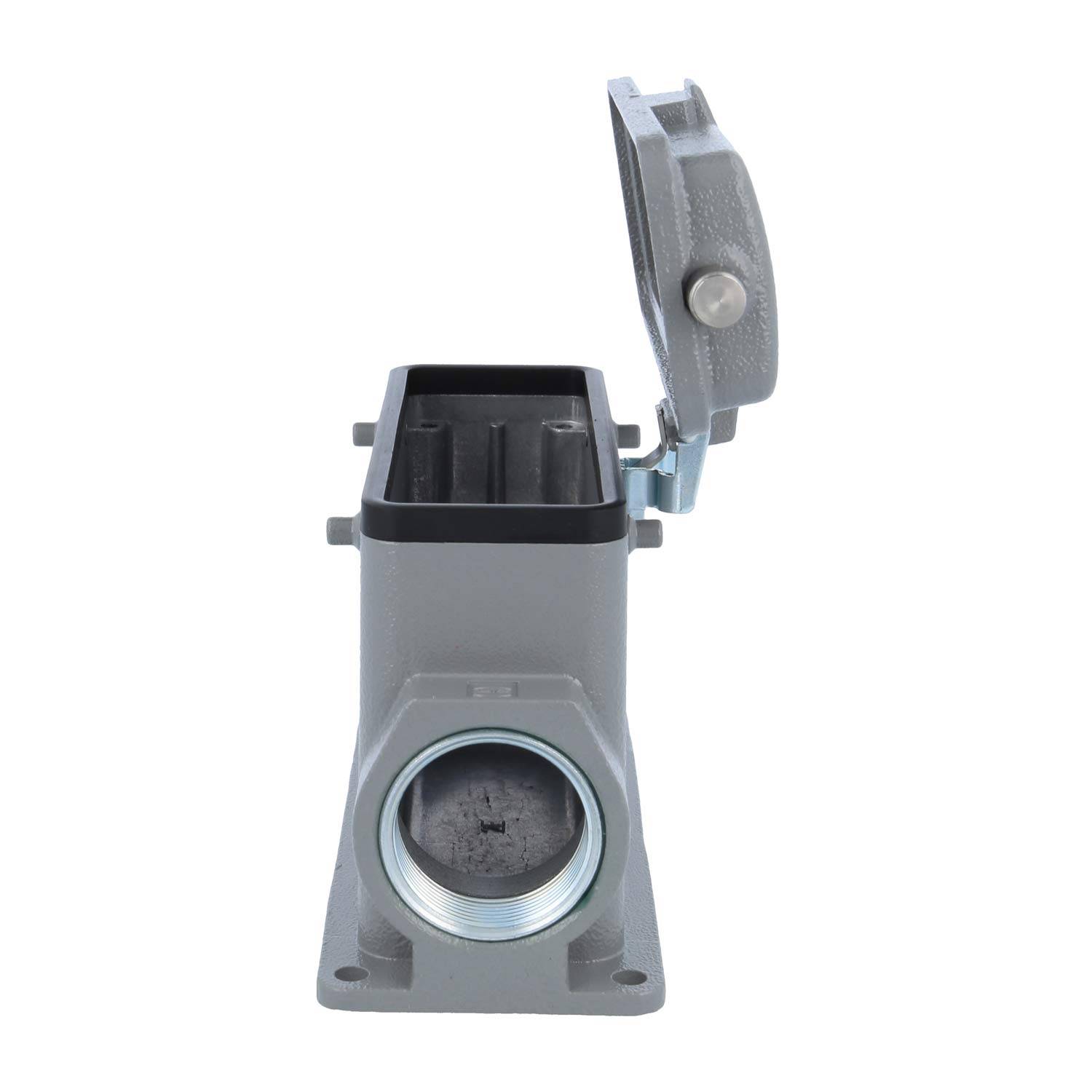 05300242263 HARTING Han 24B Sockelgehäuse hoch, 2xM32 seitlicher Kabelabgang, für 2 Bügel (am Oberteil) mit Schutzkappe