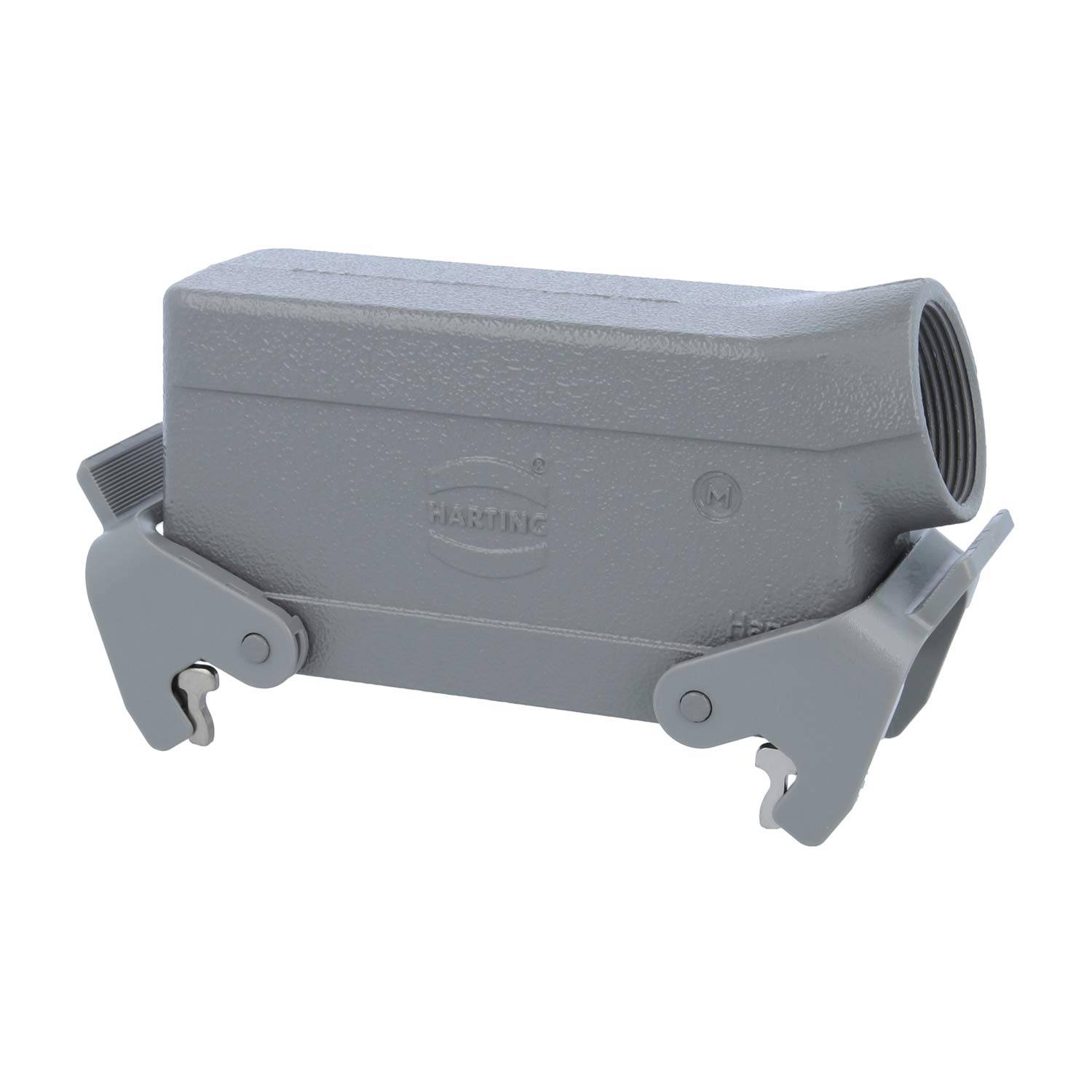 05300241567 HARTING Han 24B Tüllengehäuse niedrig, 1xM32 seitlicher Kabelabgang, mit 2 Querbügeln Verschraubung M32