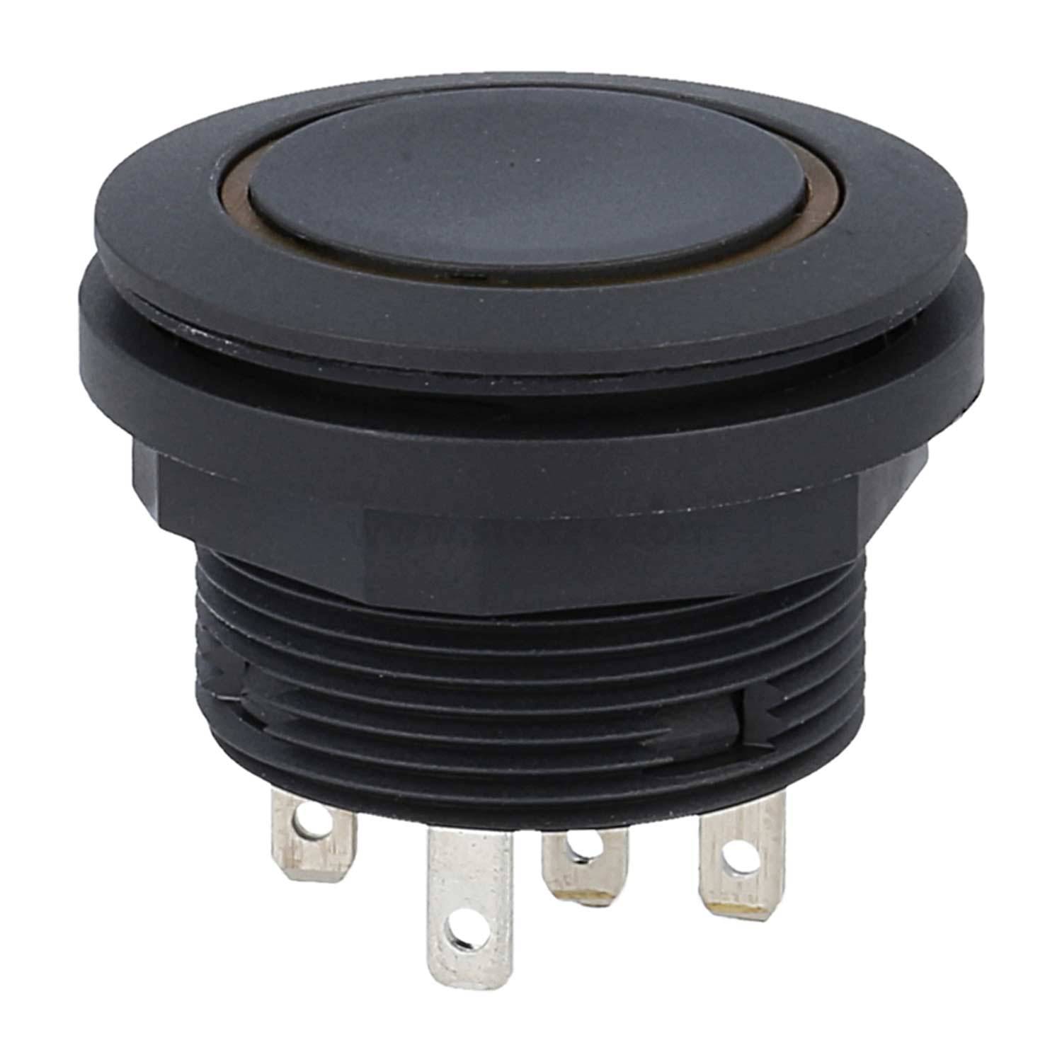 SSWCTLRYF Georg Schlegel Drucktaste mit Ringbeleuchtung taktil, 1W beleuchtbar, rund, SHORTRON Flachstecker 2,8mm x