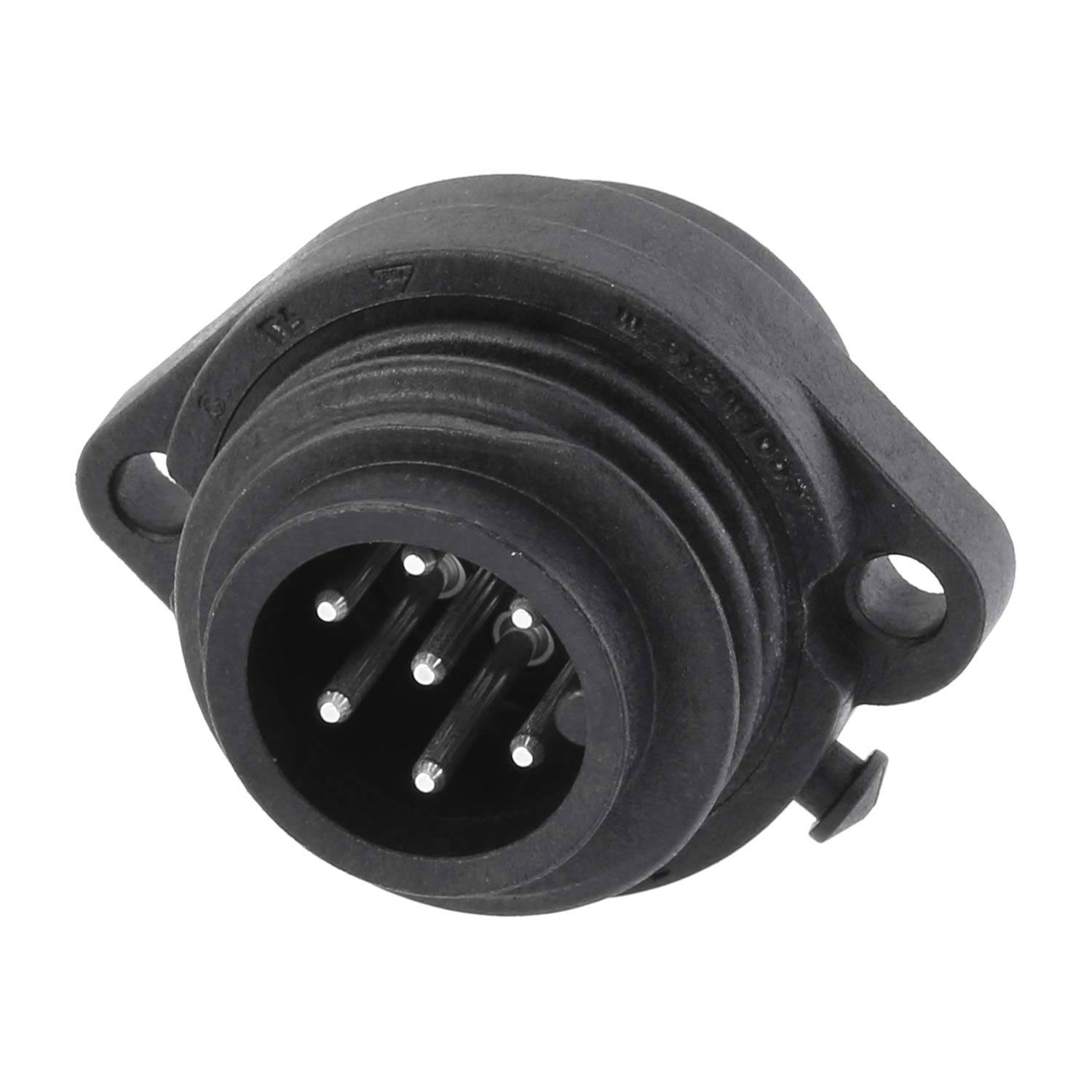 C01630C00610012 Amphenol RD24-GSG Gerätesteckverbinder gerade Stift Lötanschluss, Polzahl 6+PE Vorderwand - 1Stück