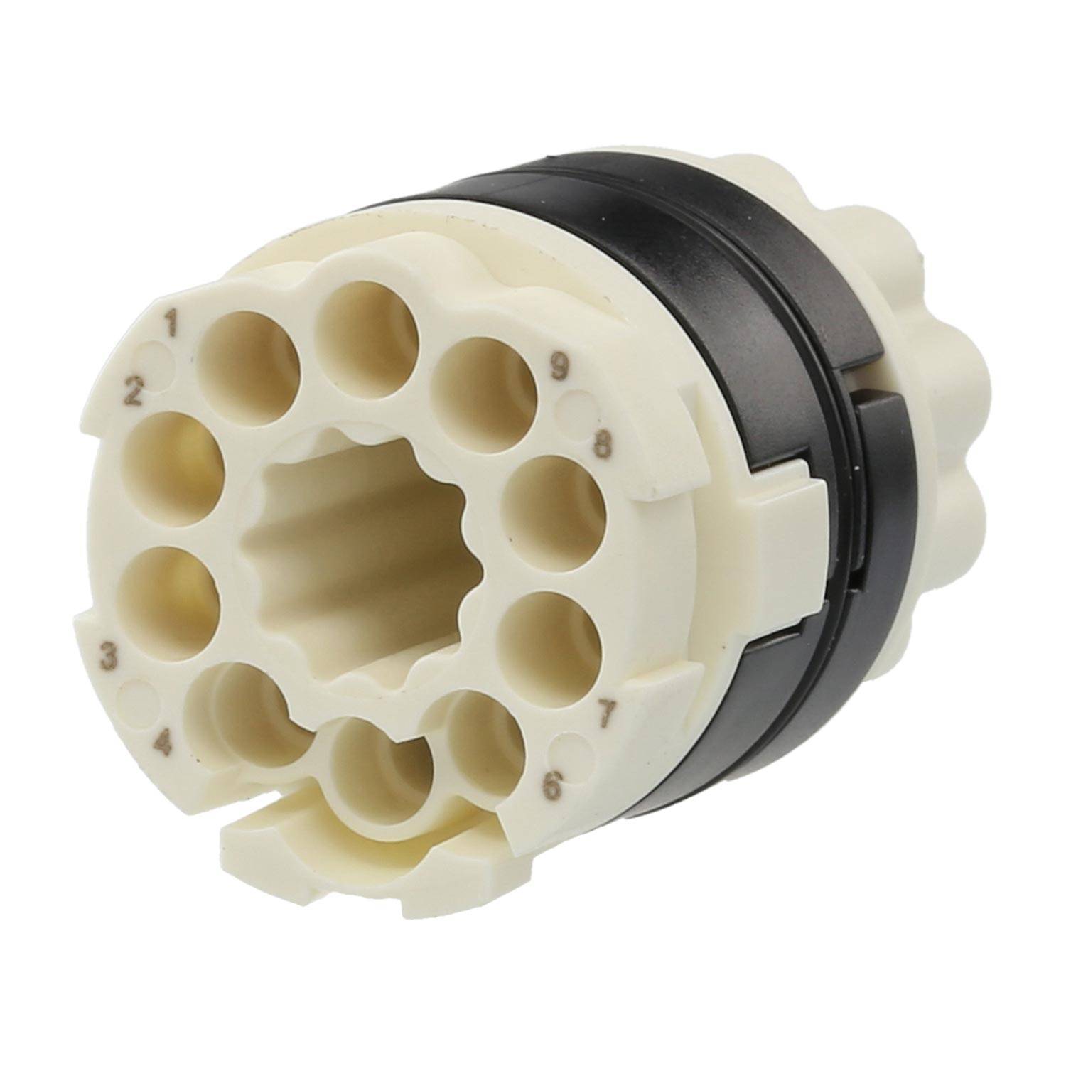 7084910102 HUMMEL M23 Leistung Crimp-Kontakteinsatz Buchse Crimpanschluss, Polzahl 10-polig 160V, 10A, Farbe blau -