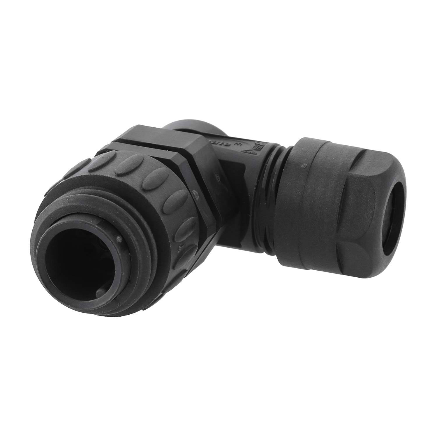 C01610K00600012 Amphenol RD24-KSW Kabelsteckverbinder gewinkelt Stift Crimpanschluss, Polzahl 6+PE Kabelabgang