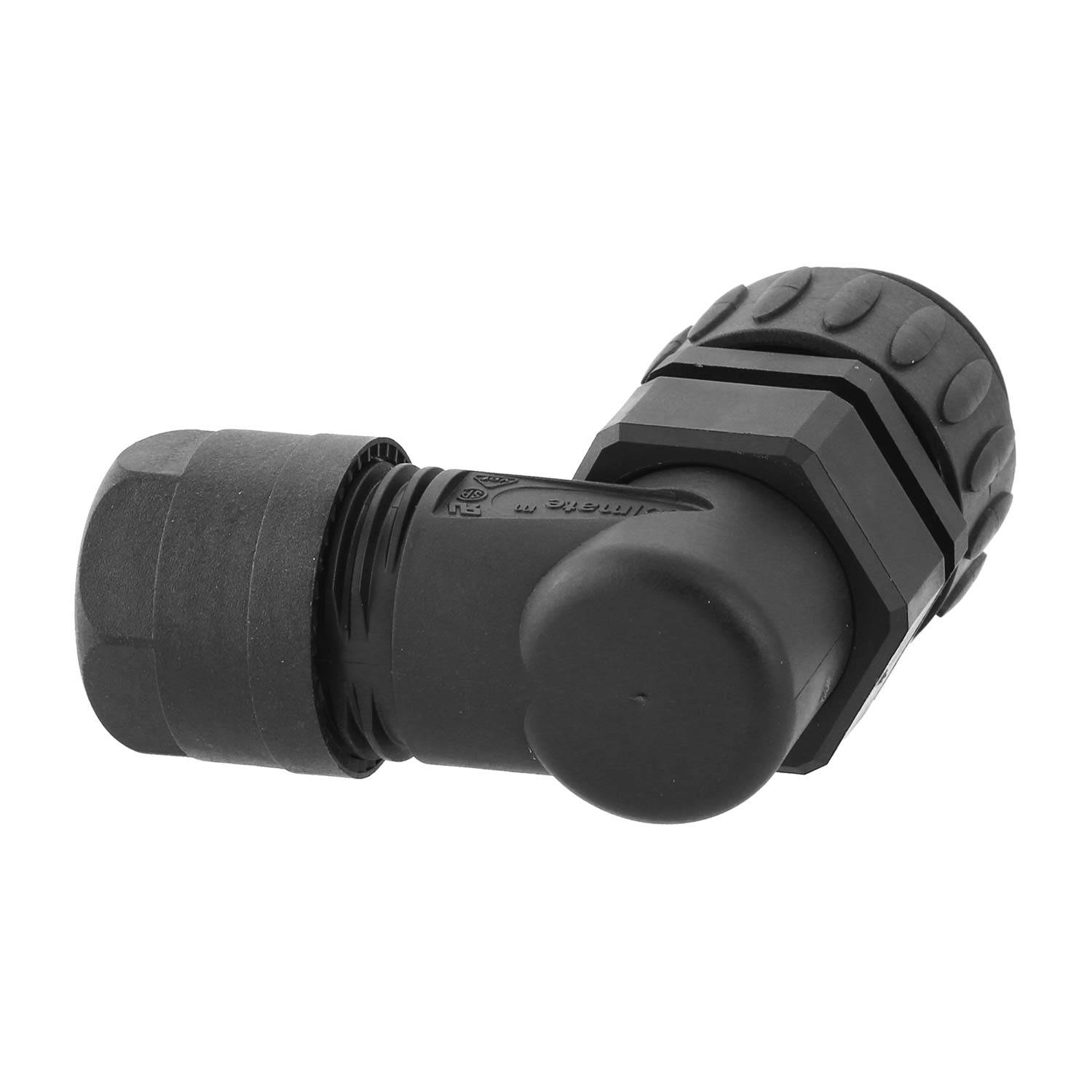 C01610K00600012 Amphenol RD24-KSW Kabelsteckverbinder gewinkelt Stift Crimpanschluss, Polzahl 6+PE Kabelabgang