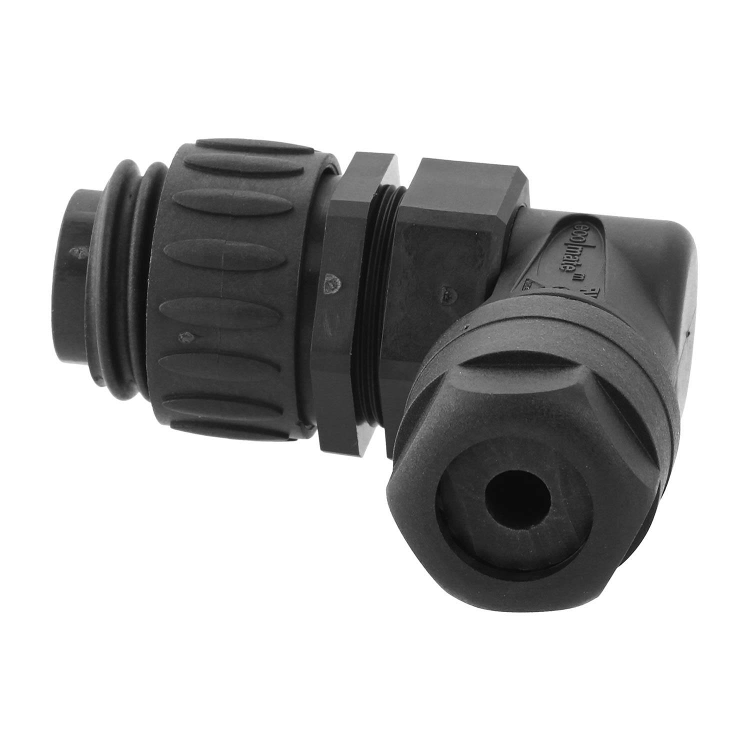 C01610K00600012 Amphenol RD24-KSW Kabelsteckverbinder gewinkelt Stift Crimpanschluss, Polzahl 6+PE Kabelabgang