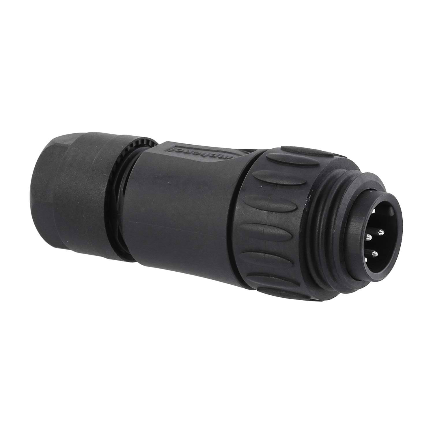 C01630H00610012 Amphenol RD24-KSG Kabelsteckverbinder gerade Stift Lötanschluss, Polzahl 6+PE Kabelabgang gerade,