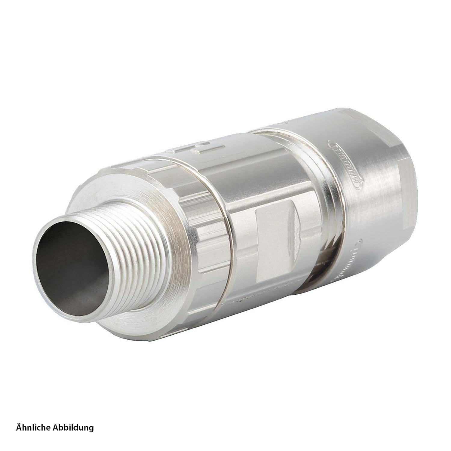 A712-7S20500000 HUMMEL M12 Power Kupplungssteckverbinder für Stifteneinsatz gerade Kabelabgang gerade, Klemmbereich