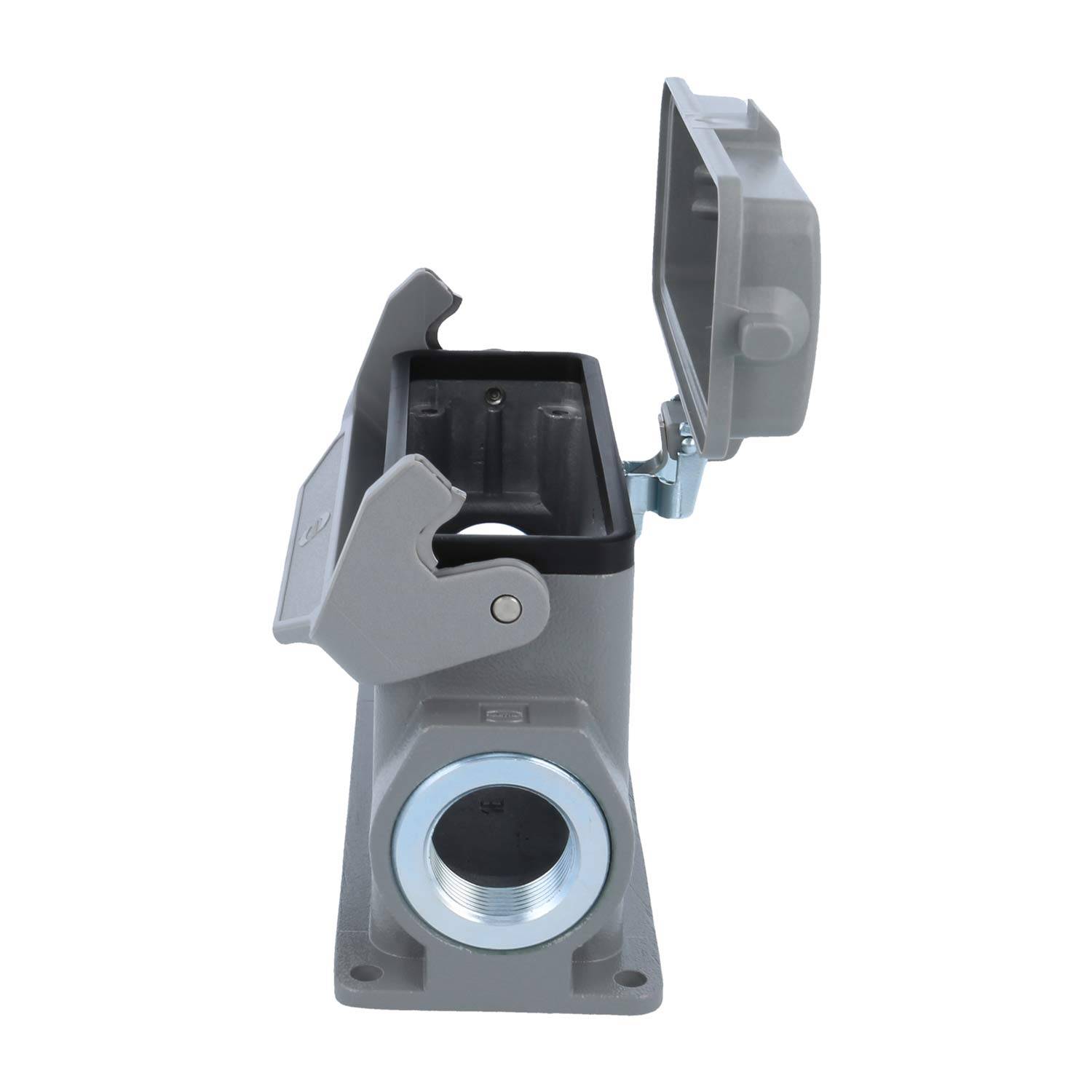 05300240276 HARTING Han 24B Sockelgehäuse hoch, 2xM25 seitlicher Kabelabgang, mit 1 Längsbügel mit Schutzkappe