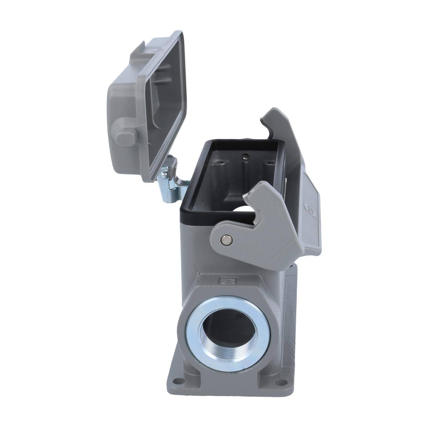 05300240276 HARTING Han 24B Sockelgehäuse hoch, 2xM25 seitlicher Kabelabgang, mit 1 Längsbügel mit Schutzkappe