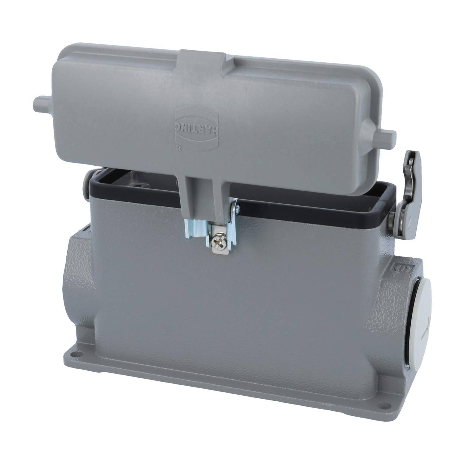 05300240268 HARTING Han 24B Sockelgehäuse hoch, 1xM32 seitlicher Kabelabgang, mit 1 Längsbügel mit Schutzkappe