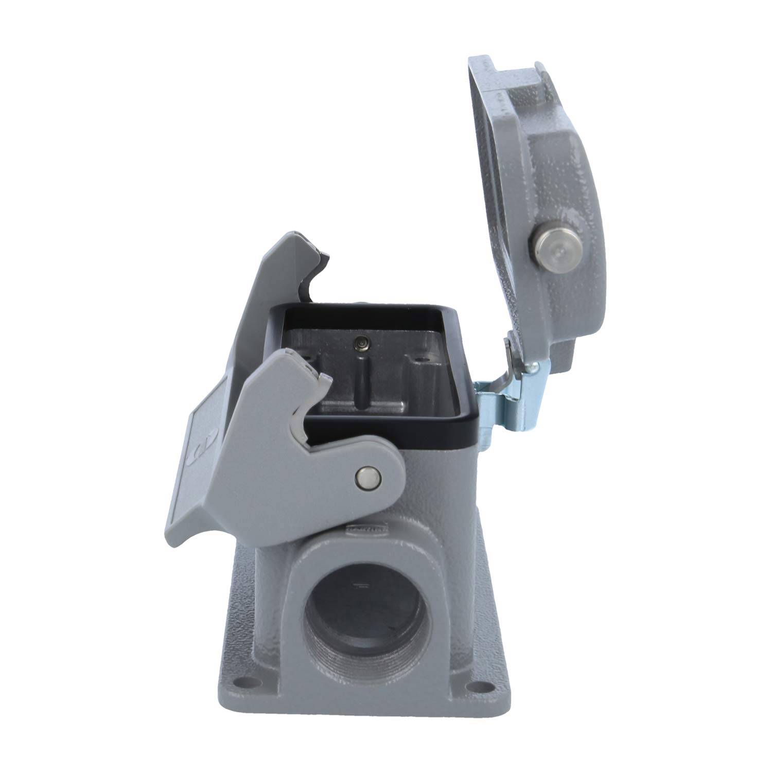 05300162269 HARTING Han 16B Sockelgehäuse niedrig, 1xM25 seitlicher Kabelabgang, mit 1 Längsbügel mit Schutzkappe