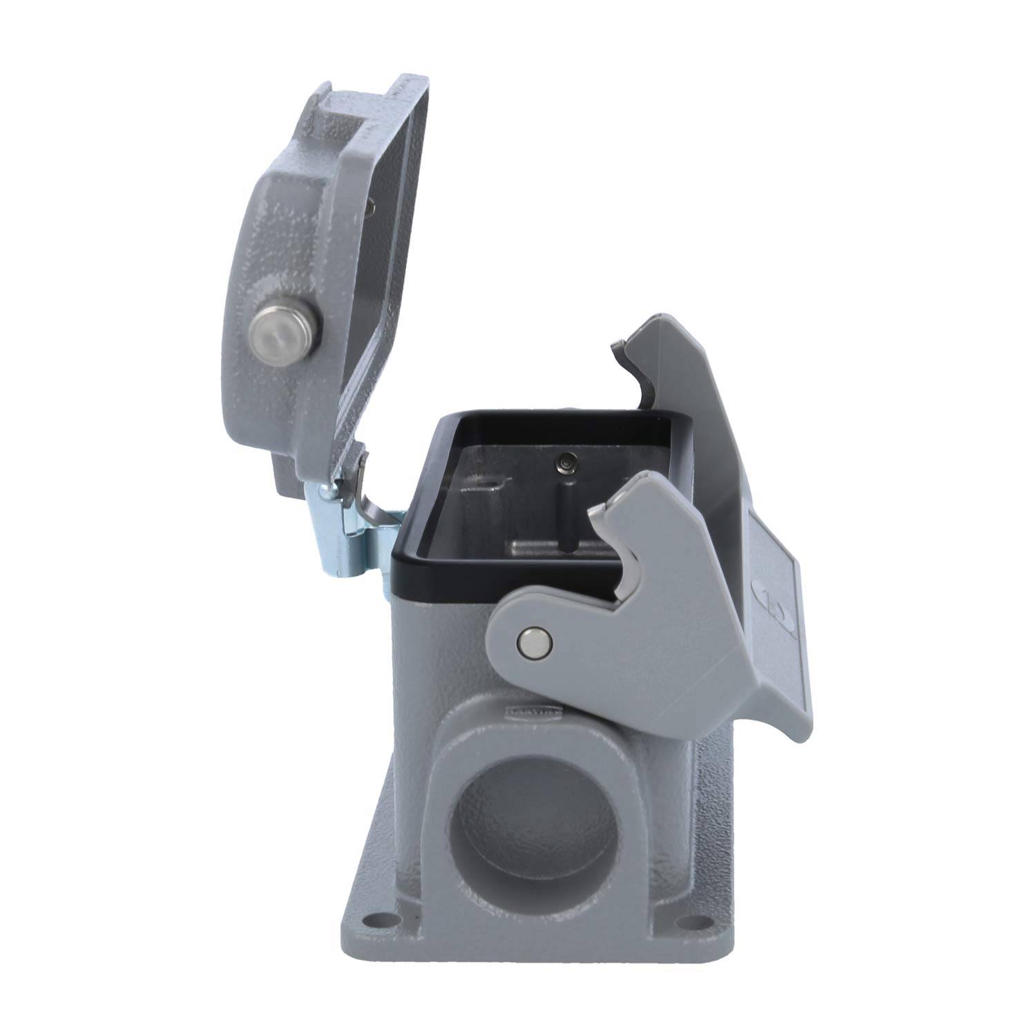 05300162269 HARTING Han 16B Sockelgehäuse niedrig, 1xM25 seitlicher Kabelabgang, mit 1 Längsbügel mit Schutzkappe