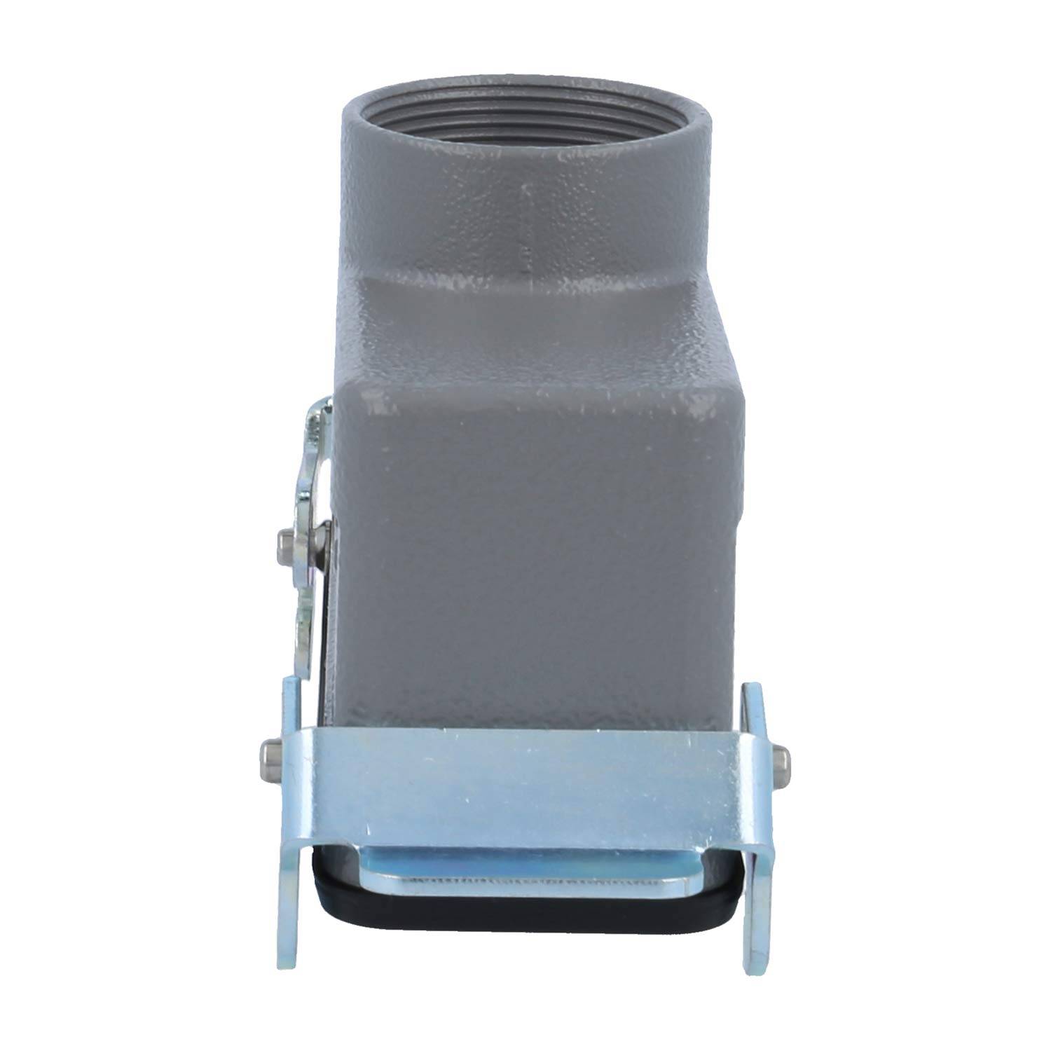 04300241731 HARTING Han 24B Kupplungsgehäuse niedrig, 1xPG29 gerader Kabelabgang, mit 2 Querbügeln Verschraubung PG29