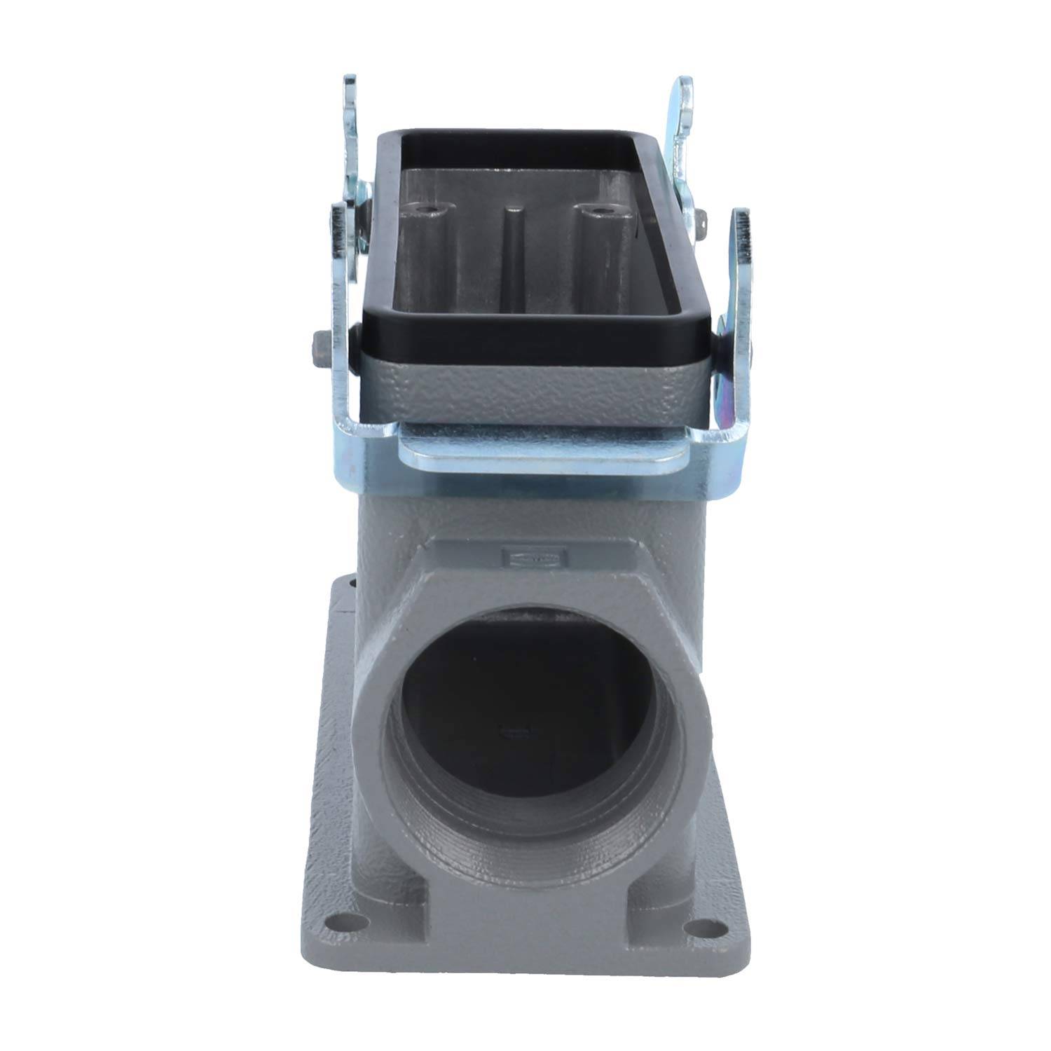 04300240231 HARTING Han 24B Sockelgehäuse hoch, 1xPG29 seitlicher Kabelabgang, mit 2 Querbügeln Verschraubung PG29