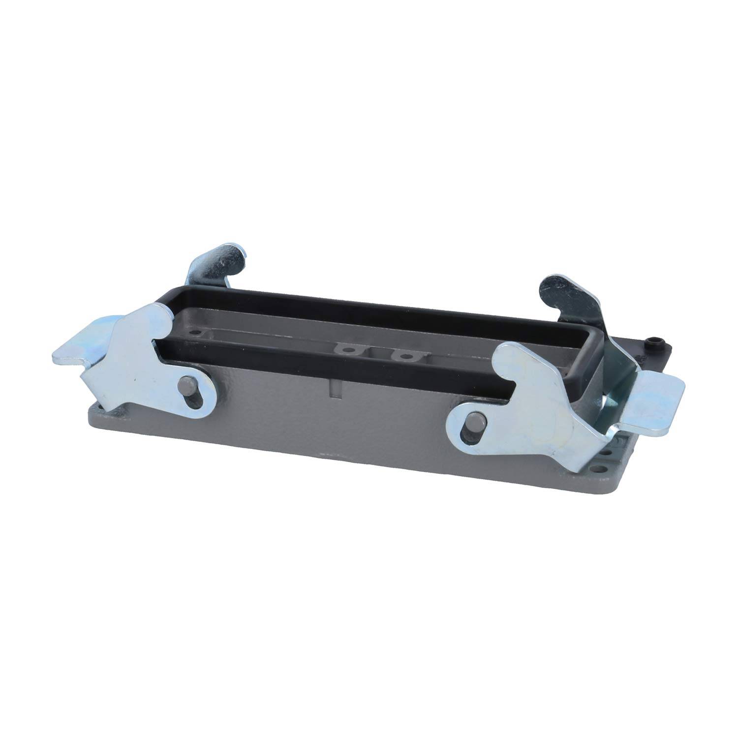 04300240303 HARTING Han 24B für 2 Einsätze Anbaugehäuse mit 2 Querbügeln 2 Sicherheitsbügel Metall - 1Stück