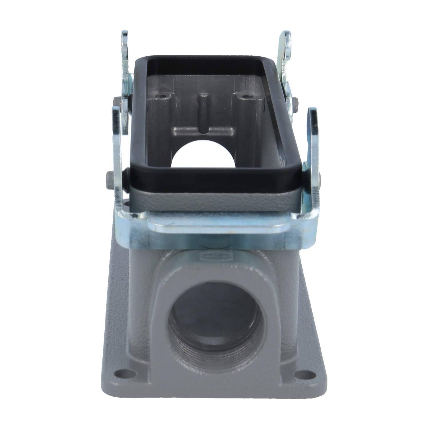 04300241268 HARTING Han 24B Sockelgehäuse niedrig, 2xM25 seitlicher Kabelabgang, mit 2 Querbügeln Verschraubung M25