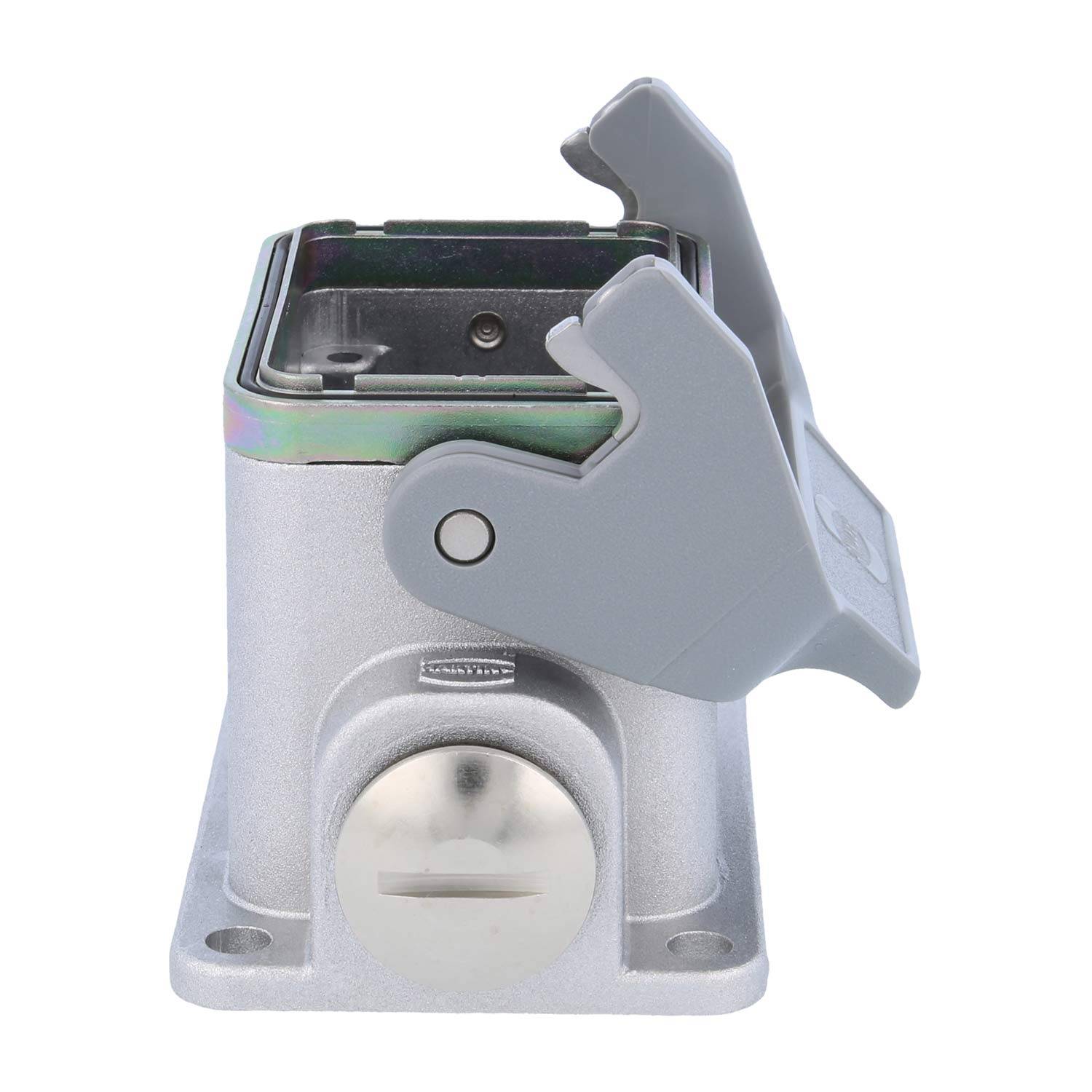 05628061291 HARTING Han 6B EMV Sockelgehäuse niedrig, 1xM20 seitlicher Kabelabgang, mit 1 Längsbügel EMV-Verschraubung