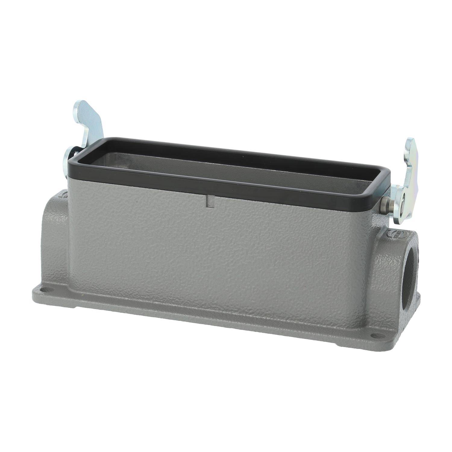 04300241251 HARTING Han 24B Sockelgehäuse niedrig, 1xM25 seitlicher Kabelabgang, mit 1 Längsbügel Verschraubung M25