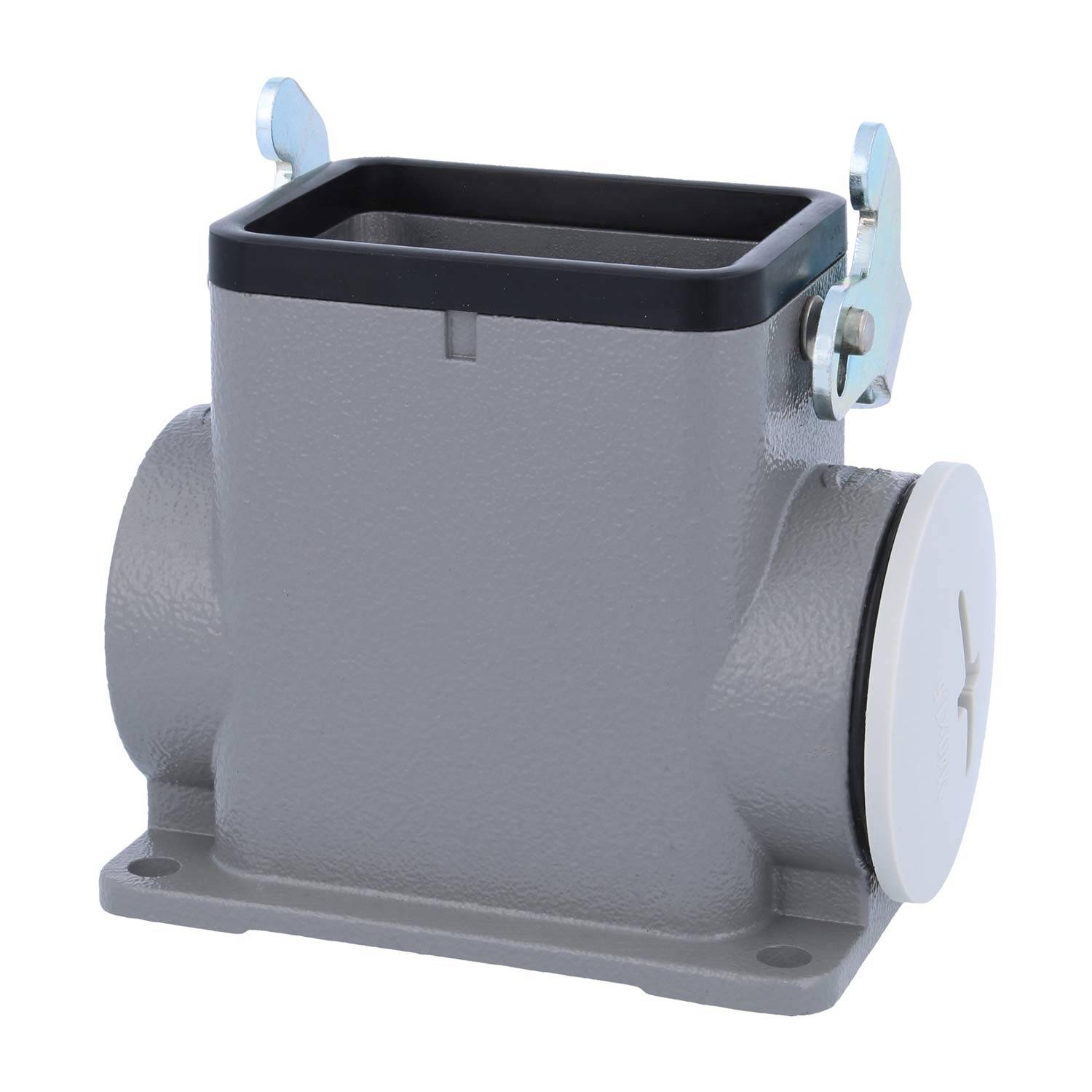 04300060271 HARTING Han 6B Sockelgehäuse hoch, 1xM40 seitlicher Kabelabgang, mit 1 Längsbügel Verschraubung M40