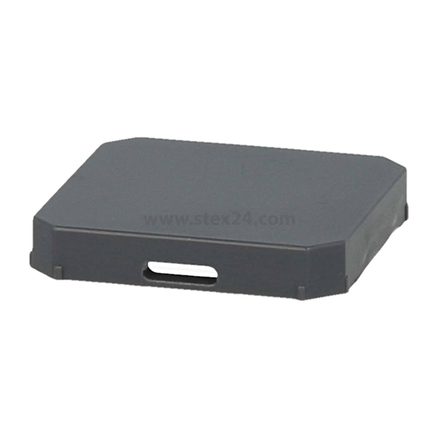 TOKFGDG Georg Schlegel Tasterkappe, flach gedeckt Farbe anthrazit Ausführung für unbeschriftete Tasten, nicht