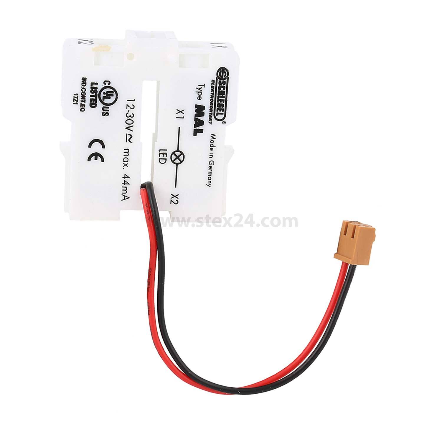 MAL Georg Schlegel Modul-Anschluss-Element für Anschluss der LED Ringbeleuchtung Schraubanschluss, Querschnitt 2,5mm² -