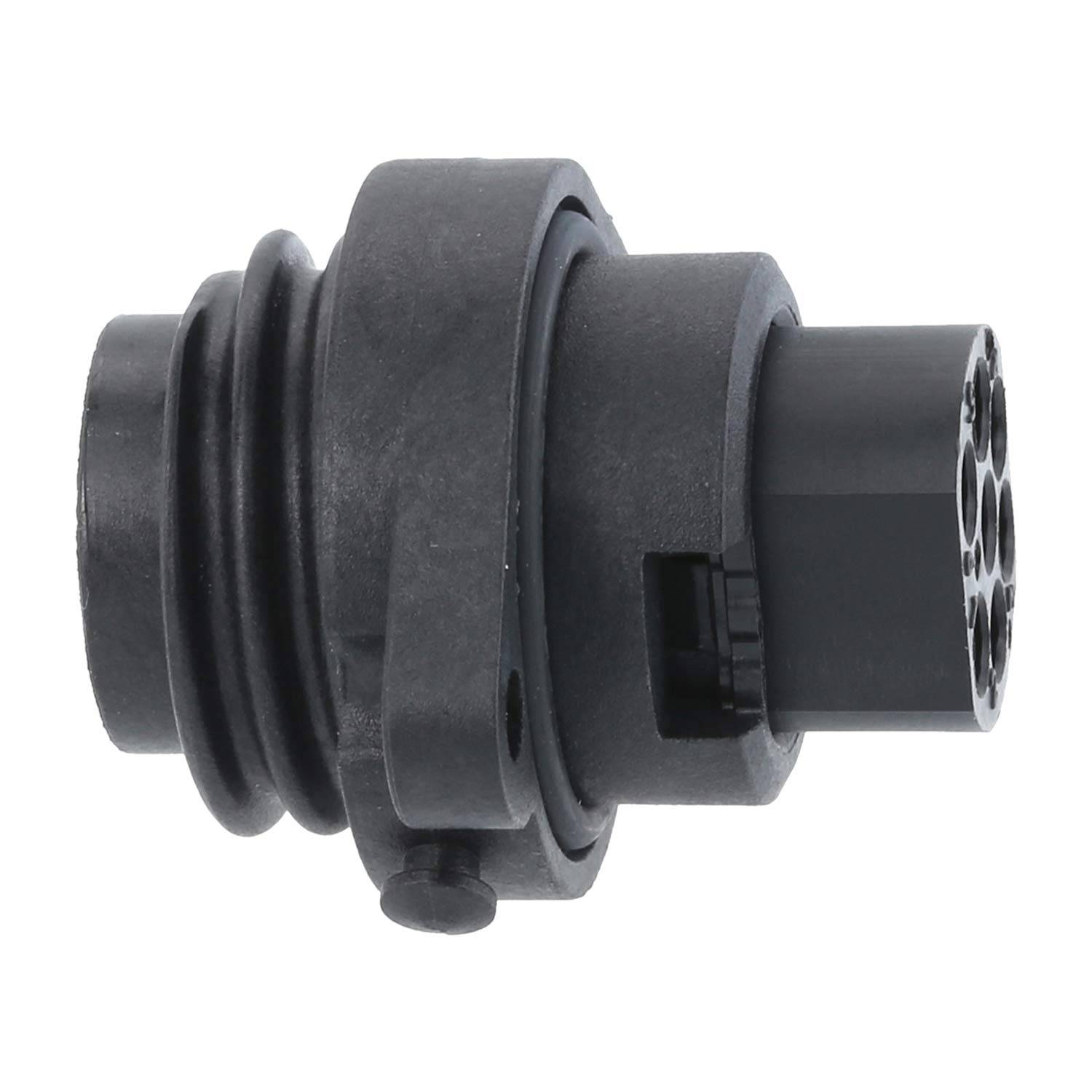 C01610C00600012 Amphenol RD24-GSG Gerätesteckverbinder gerade Stift Crimpanschluss, Polzahl 6+PE Vorderwand - 1Stück