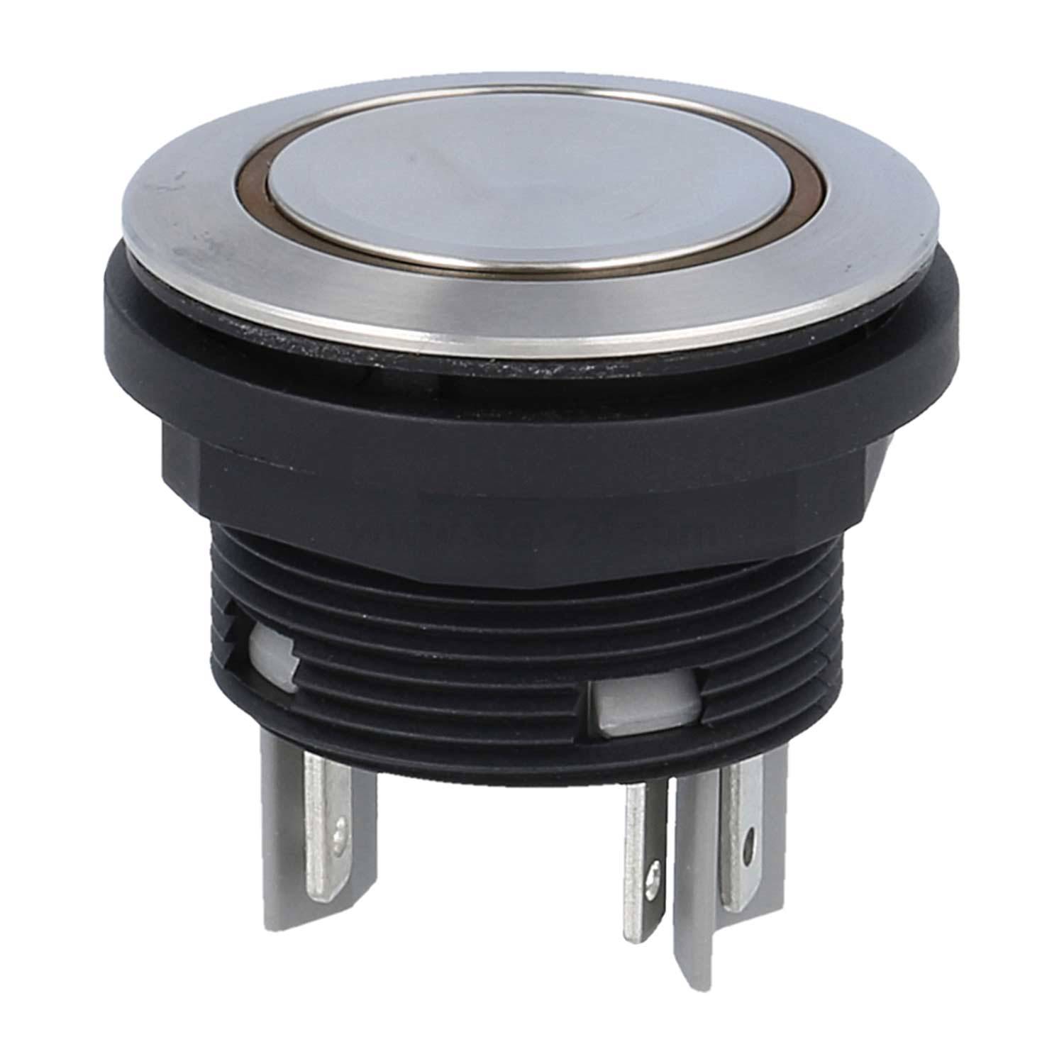 RQJTLREWS Georg Schlegel Drucktaste mit Ringbeleuchtung beleuchtbar, abgerundetes Quadrat, RONTRON-Q-JUWEL Hub 3,0mm -