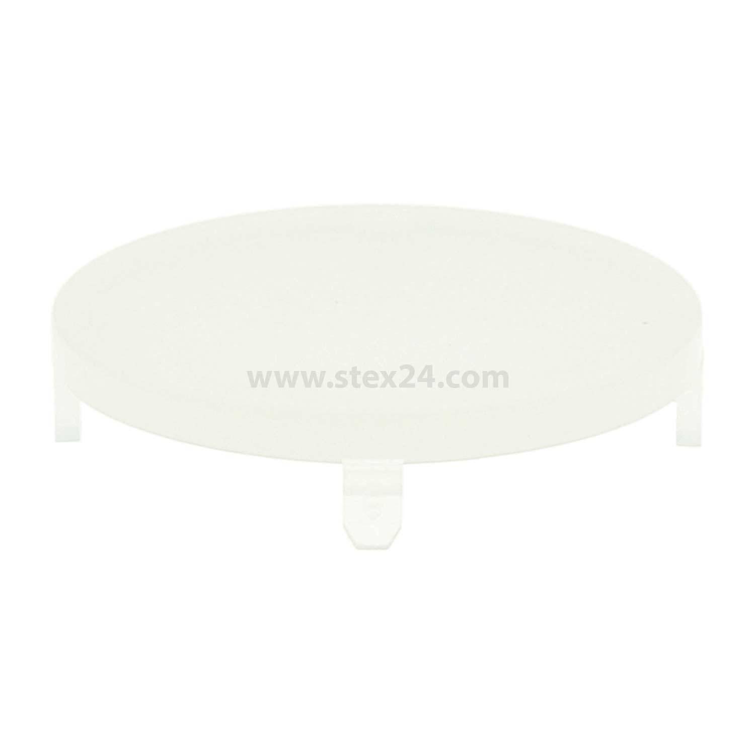 T26DWS Georg Schlegel Tasterkappe, konkav transparent Farbe opalweiß Ausführung beschreib- und beleuchtbar - 1Stück