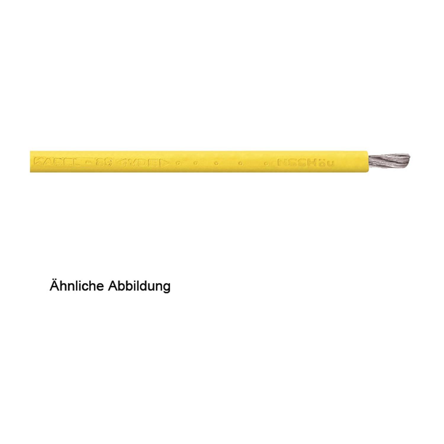 38002 HELU KABEL NSSHÖU-O 1X25mm² schwere Gummischlauchleitung AD 16,5mm Nennspannung Uo/U 600V/1000V - 1Meter