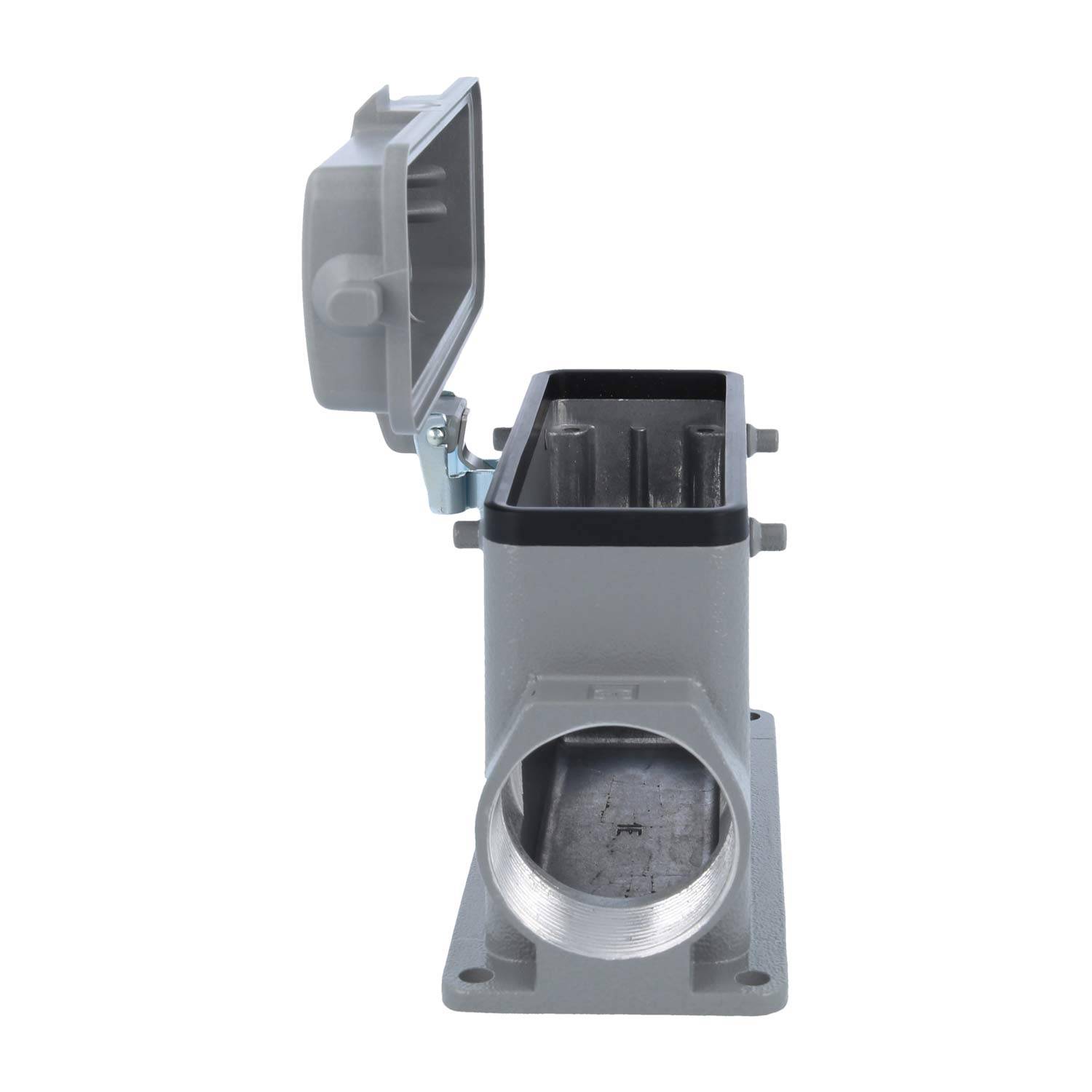 05300240281 HARTING Han 24B Sockelgehäuse hoch, 2xM40 seitlicher Kabelabgang, für 2 Bügel (am Oberteil) mit Schutzkappe