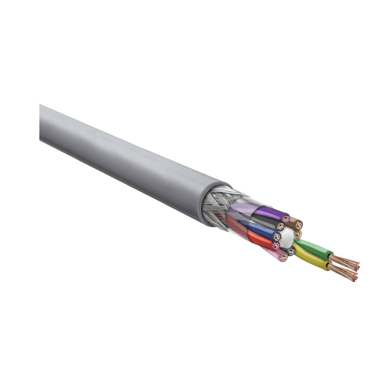 HELU KABEL LiYCY (TP) UL/CSA 5x2x0,14mm² AWG26/7 Datenleitung geschirmt AD 6,7mm Betriebsspitzenspannung 300V nach