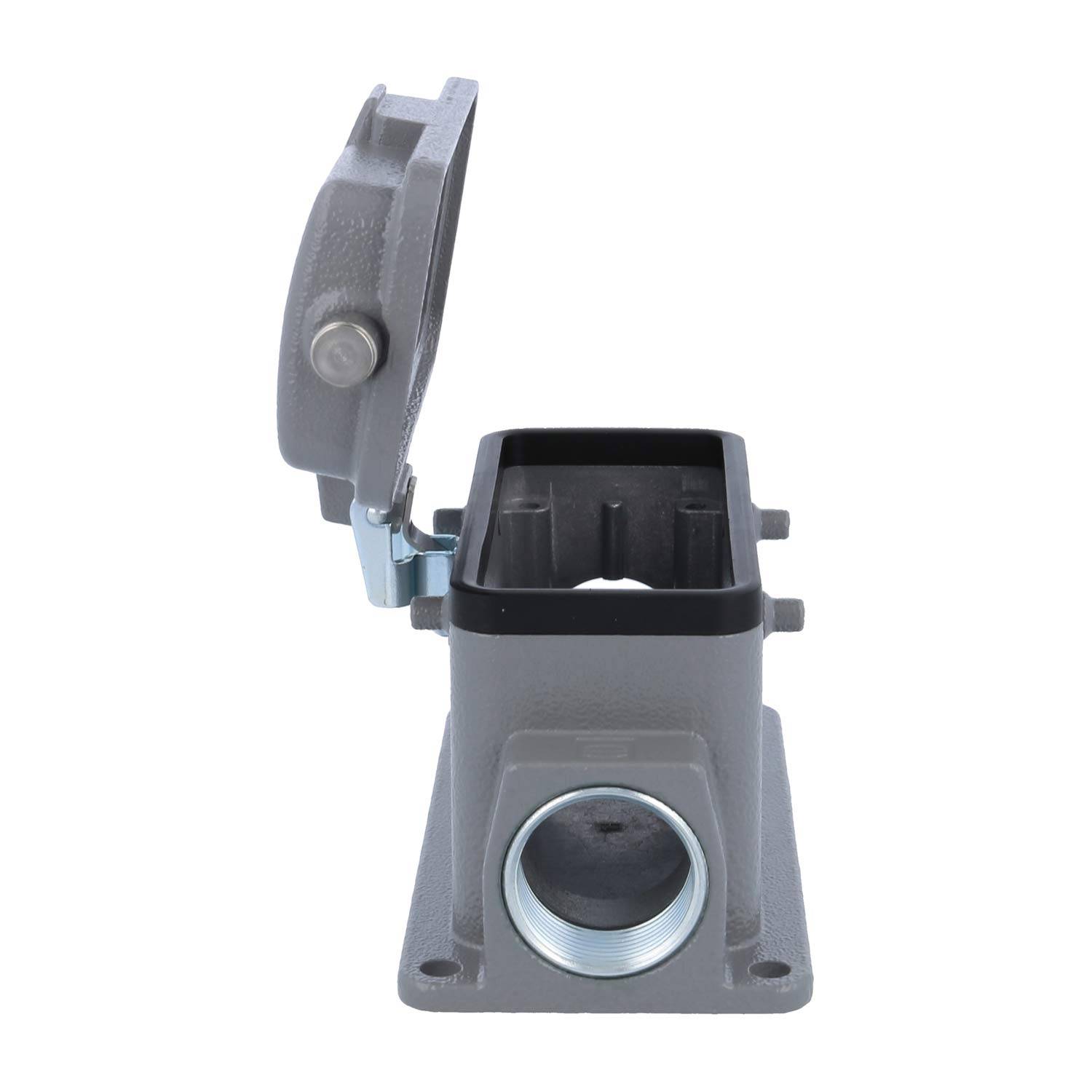 05300162261 HARTING Han 16B Sockelgehäuse niedrig, 2xM25 seitlicher Kabelabgang, für 2 Bügel (am Oberteil) mit