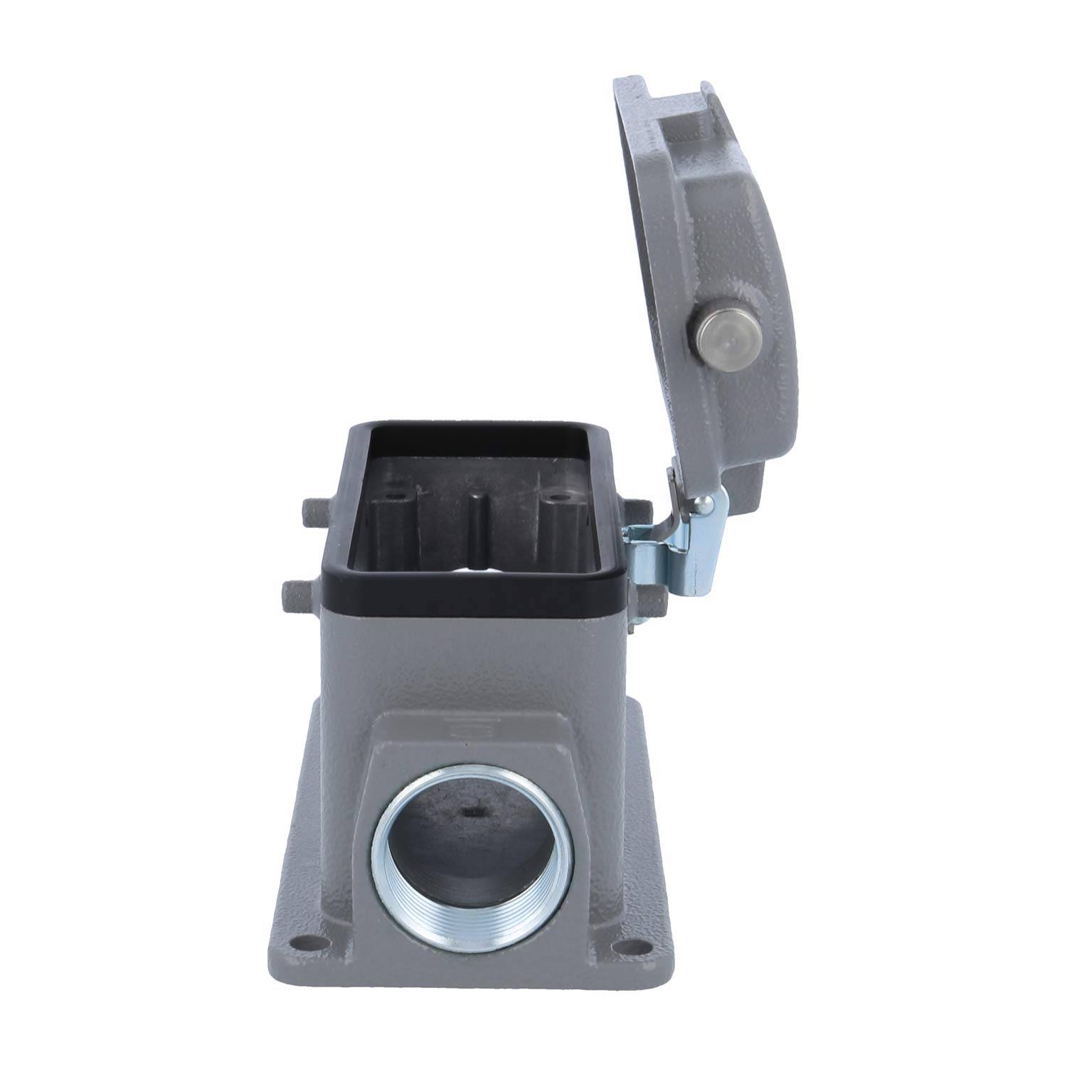 05300162261 HARTING Han 16B Sockelgehäuse niedrig, 2xM25 seitlicher Kabelabgang, für 2 Bügel (am Oberteil) mit