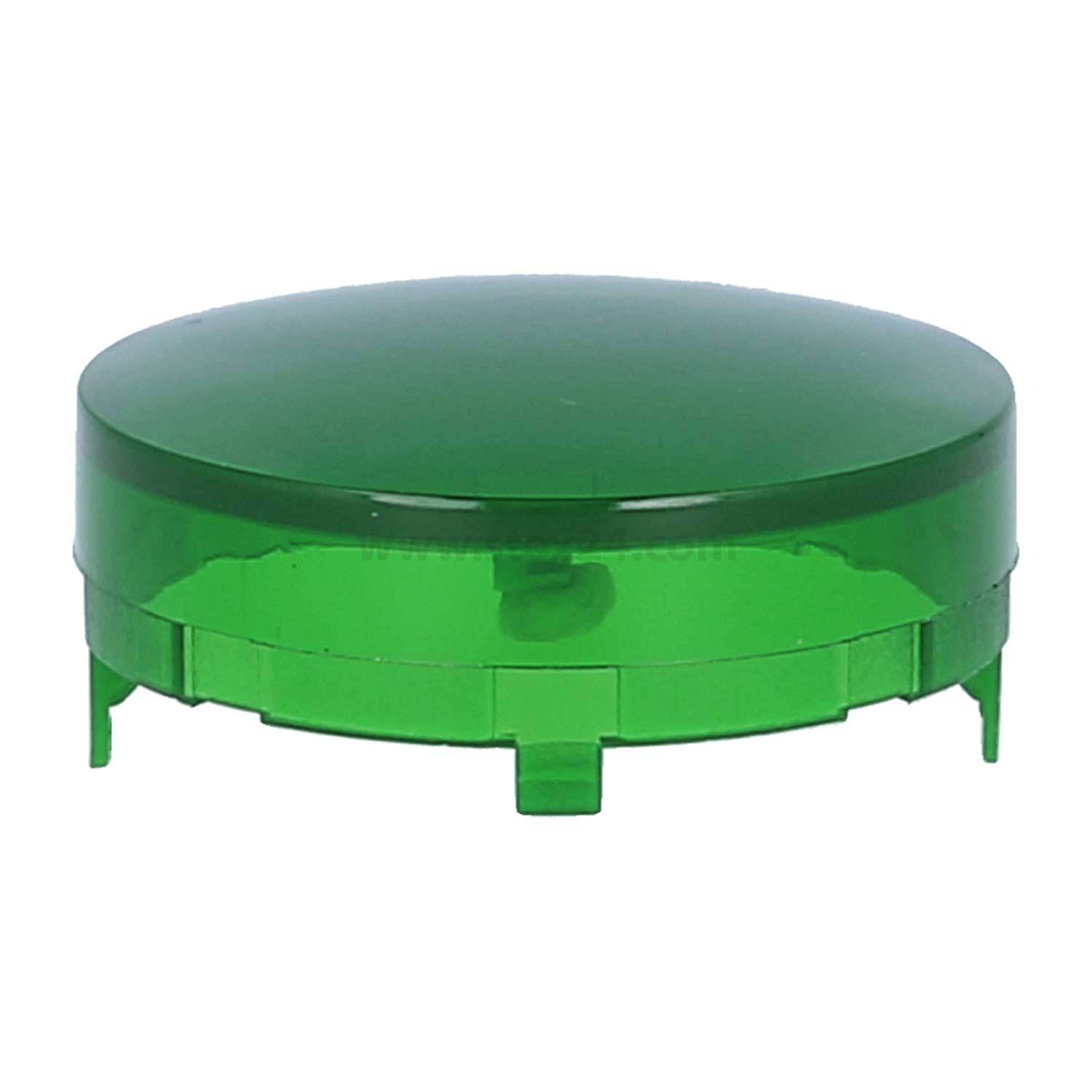 KH23GN Georg Schlegel Tasterkappe/Kalotte, hoch transparent Farbe grün Ausführung beschreib- und beleuchtbar - 1Stück