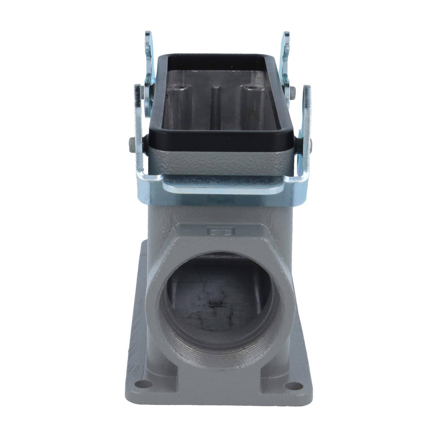 04300240240 HARTING Han 24B Sockelgehäuse hoch, 2xPG29 seitlicher Kabelabgang, mit 2 Querbügeln Verschraubung PG29