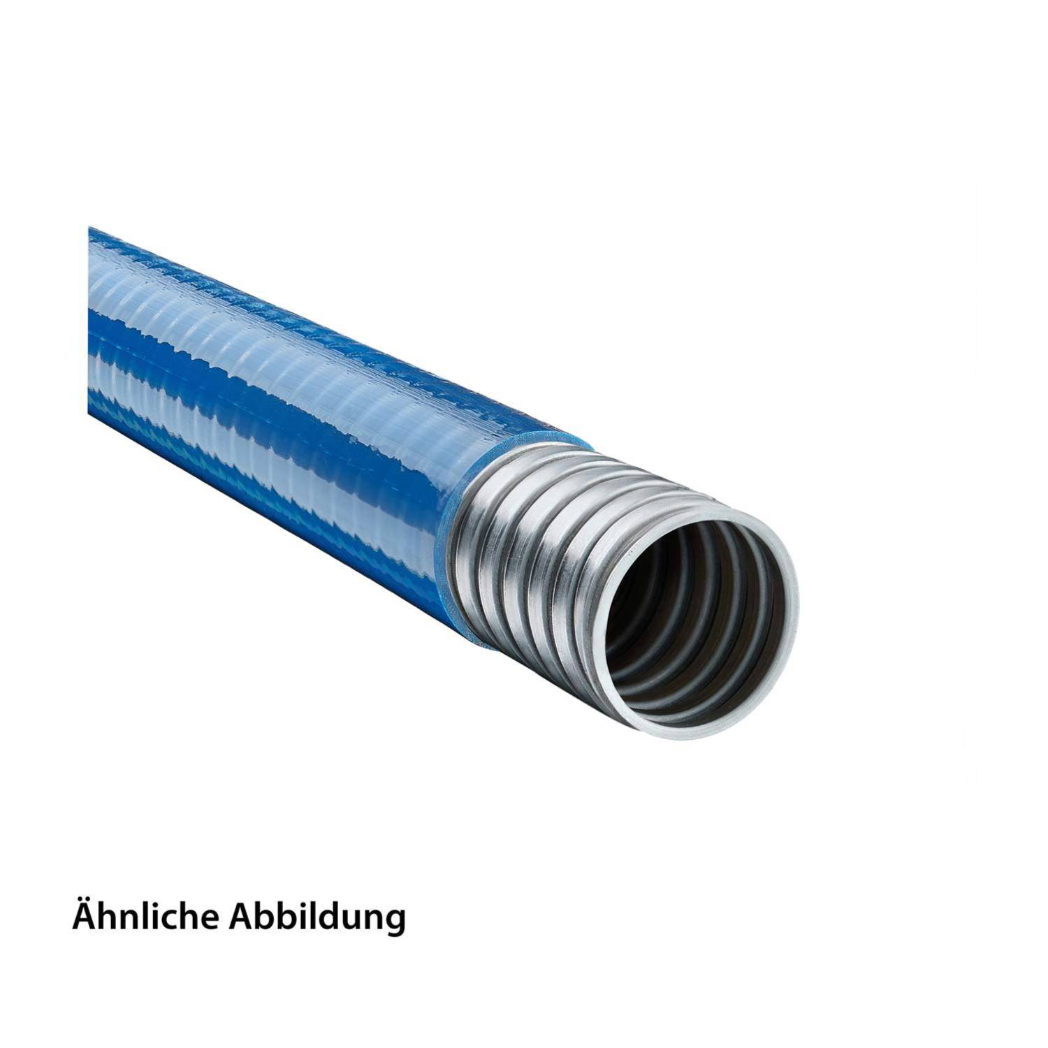 12083914021 FLEXA LIQUID-TIGHT-FOOD Metallschutzschlauch mit Fadendichtung und PUR-Mantel AD 26,5mm, ID 21,0mm