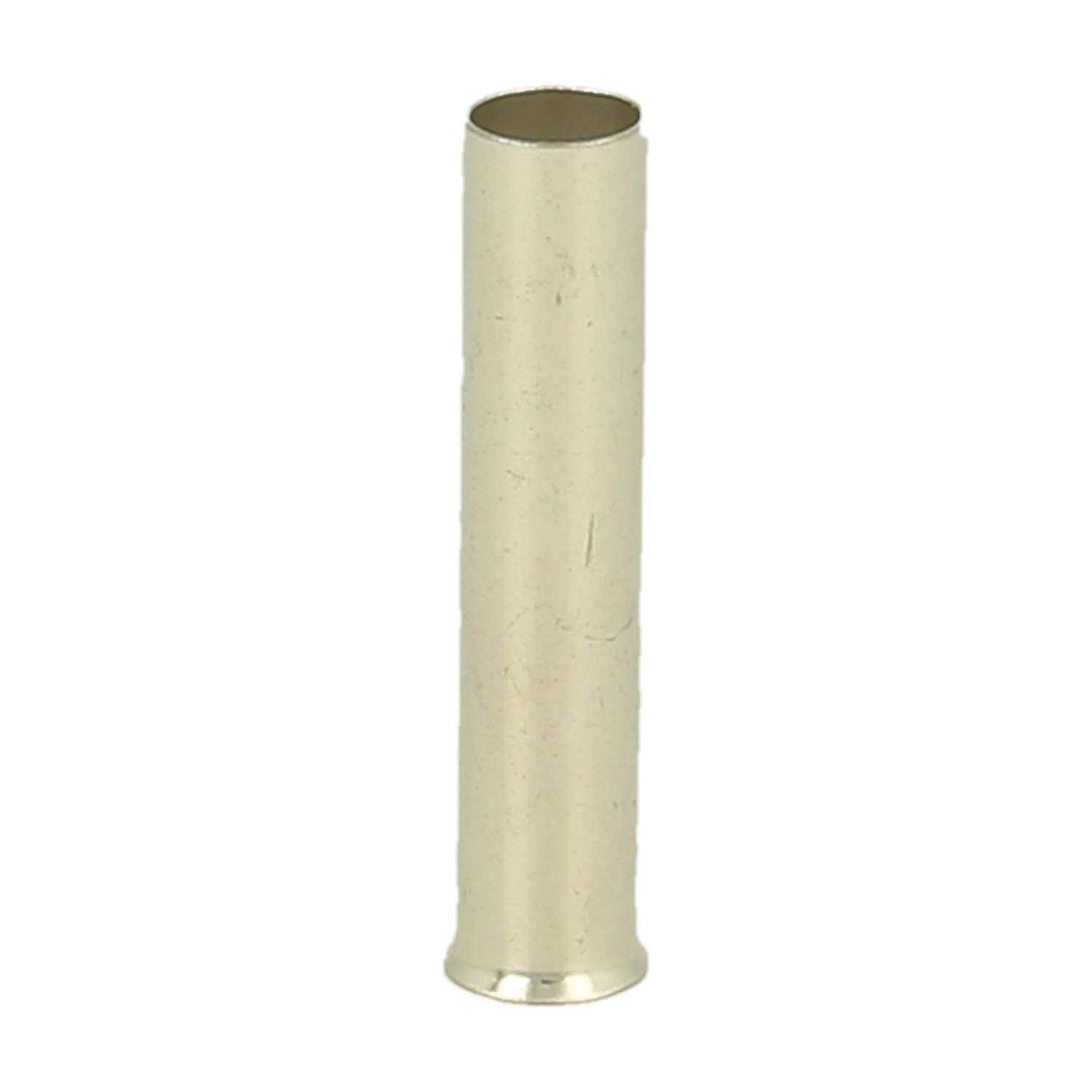 Eine zylindrische metallische Gleitvorrichtung, die beim Gitarrespielen verwendet wird.