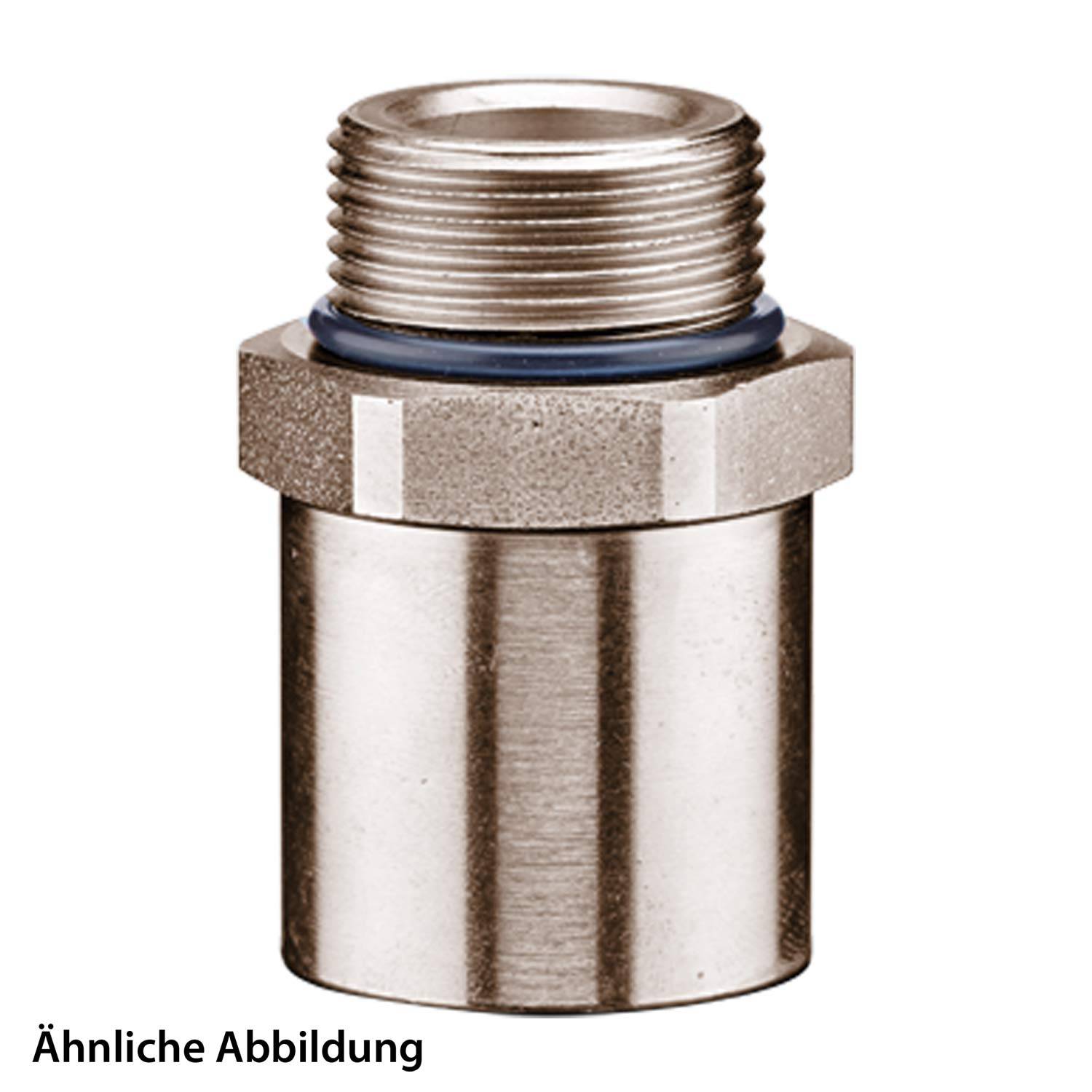 15010033020 FLEXA ADMF-M Brandschott Adapter gerade Gewinde M20x1,5 feststehend mit Außengewinde Temperaturbereich