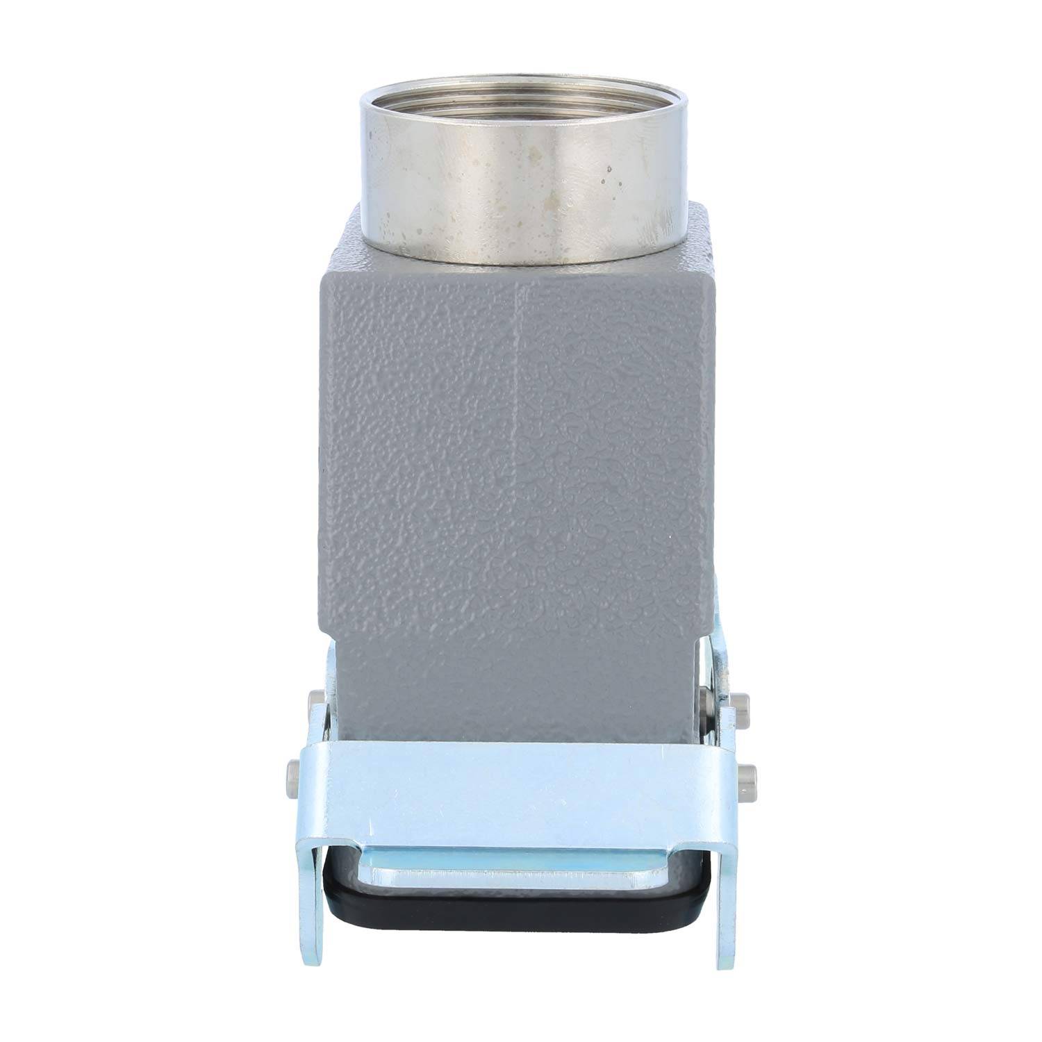 04300100733 HARTING Han 10B Kupplungsgehäuse hoch, 1xPG29 gerader Kabelabgang, mit 2 Querbügeln Verschraubung PG29