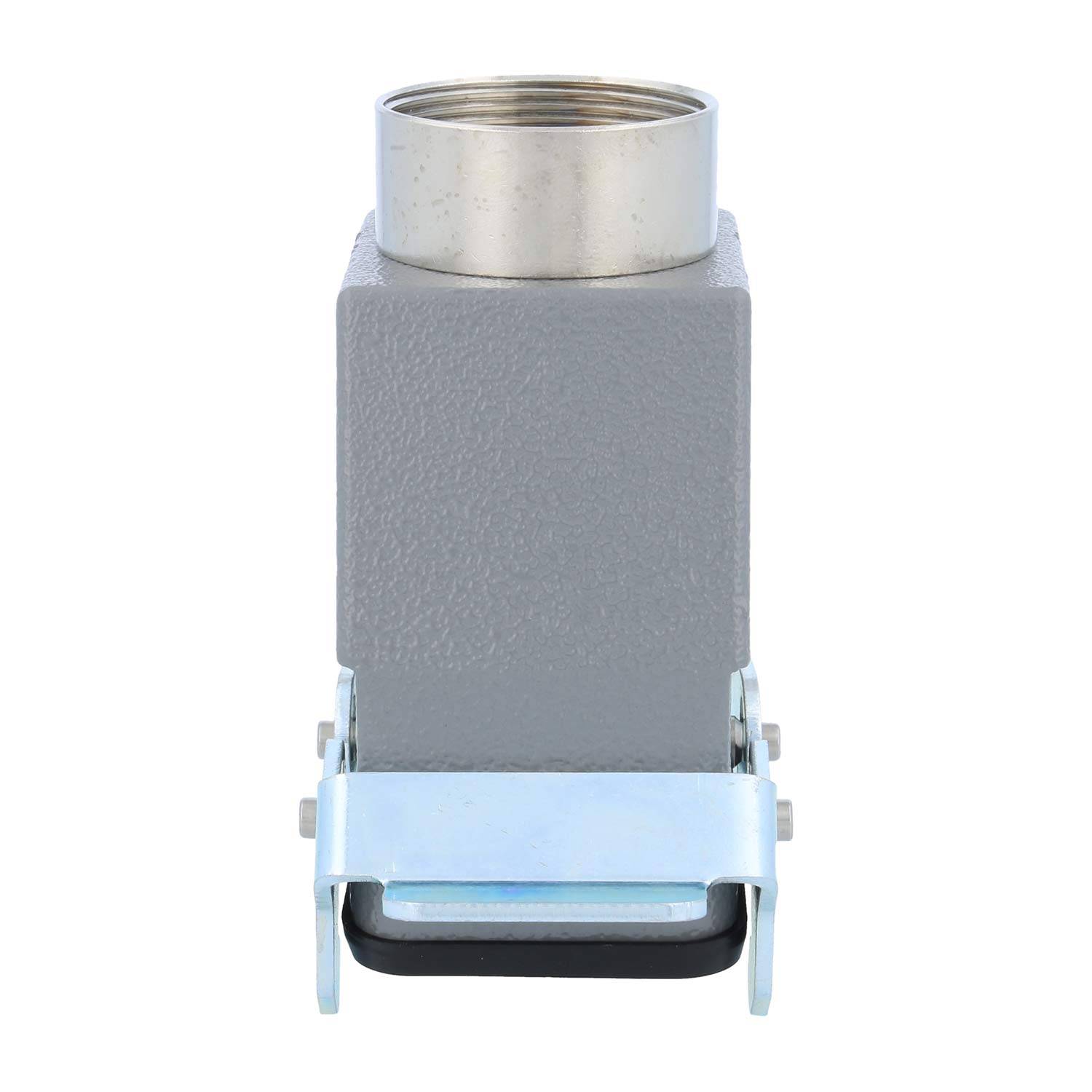 04300100733 HARTING Han 10B Kupplungsgehäuse hoch, 1xPG29 gerader Kabelabgang, mit 2 Querbügeln Verschraubung PG29