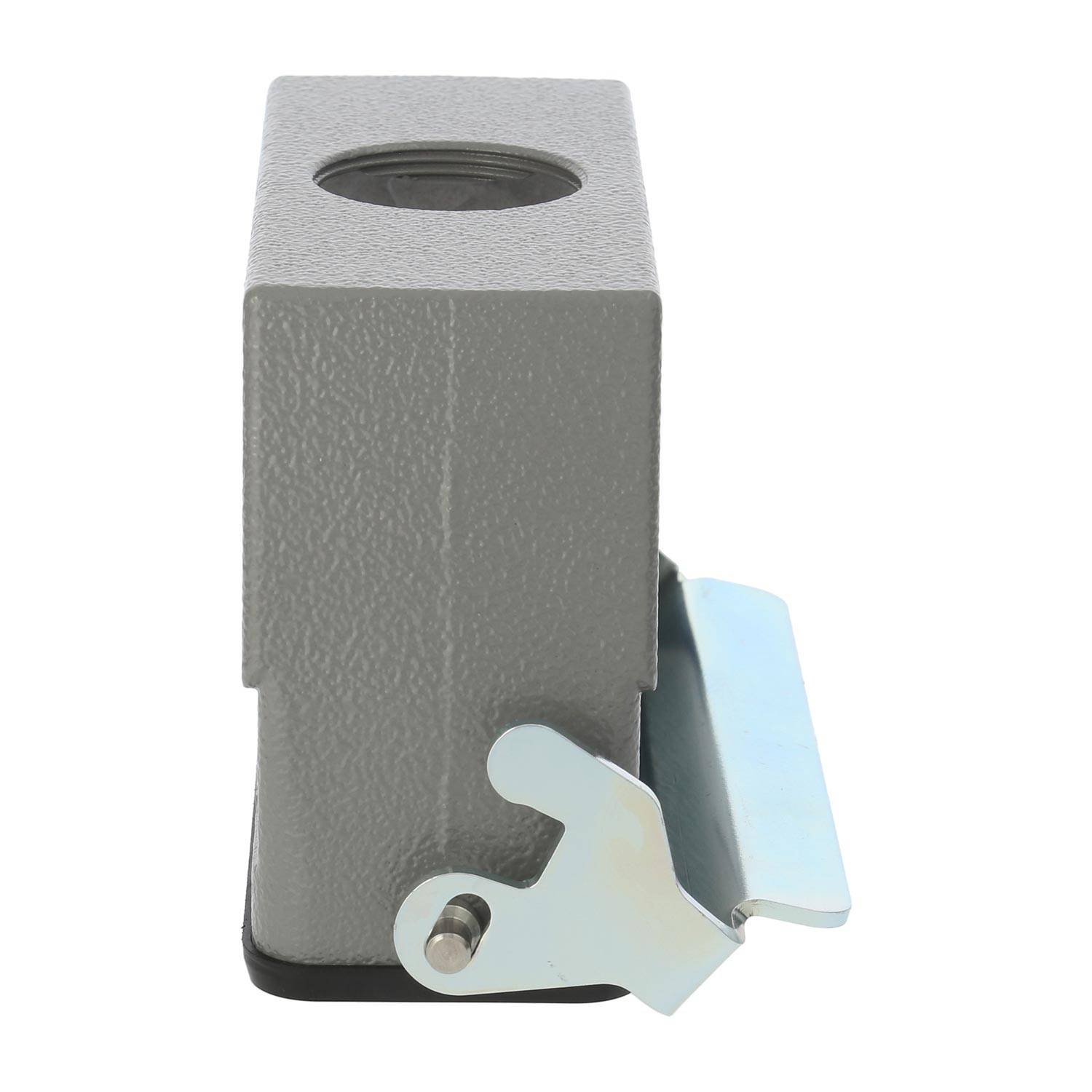 04300240764 HARTING Han 24B Kupplungsgehäuse hoch, 1xM25 gerader Kabelabgang, mit 1 Längsbügel Verschraubung M25