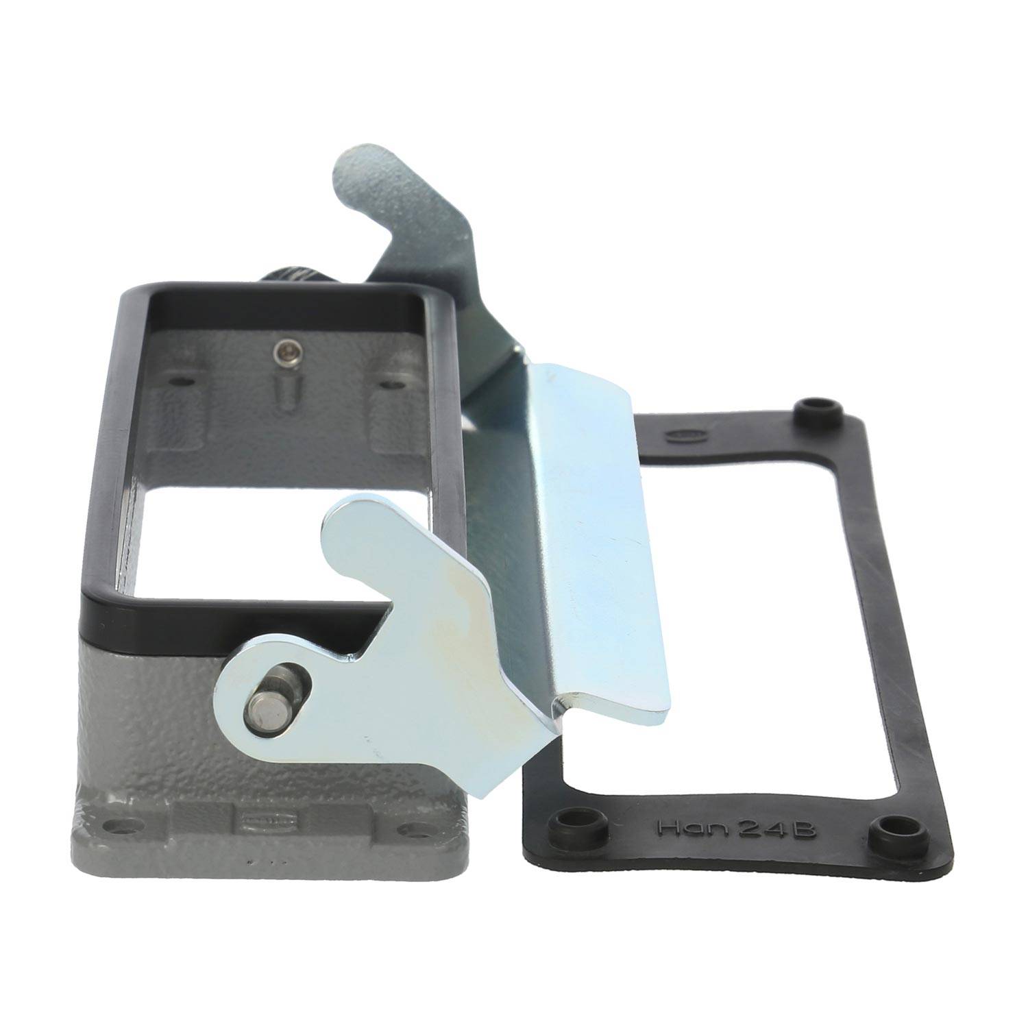 04300240305 HARTING Han 24B Anbaugehäuse mit 1 Längsbügel 1 Sicherheitsbügel Metall - 1Stück