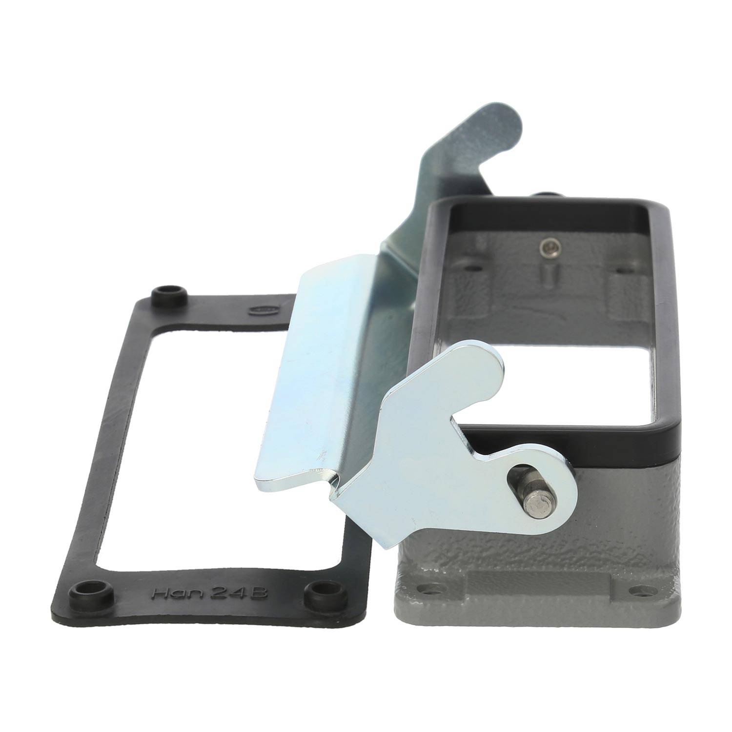 04300240305 HARTING Han 24B Anbaugehäuse mit 1 Längsbügel 1 Sicherheitsbügel Metall - 1Stück