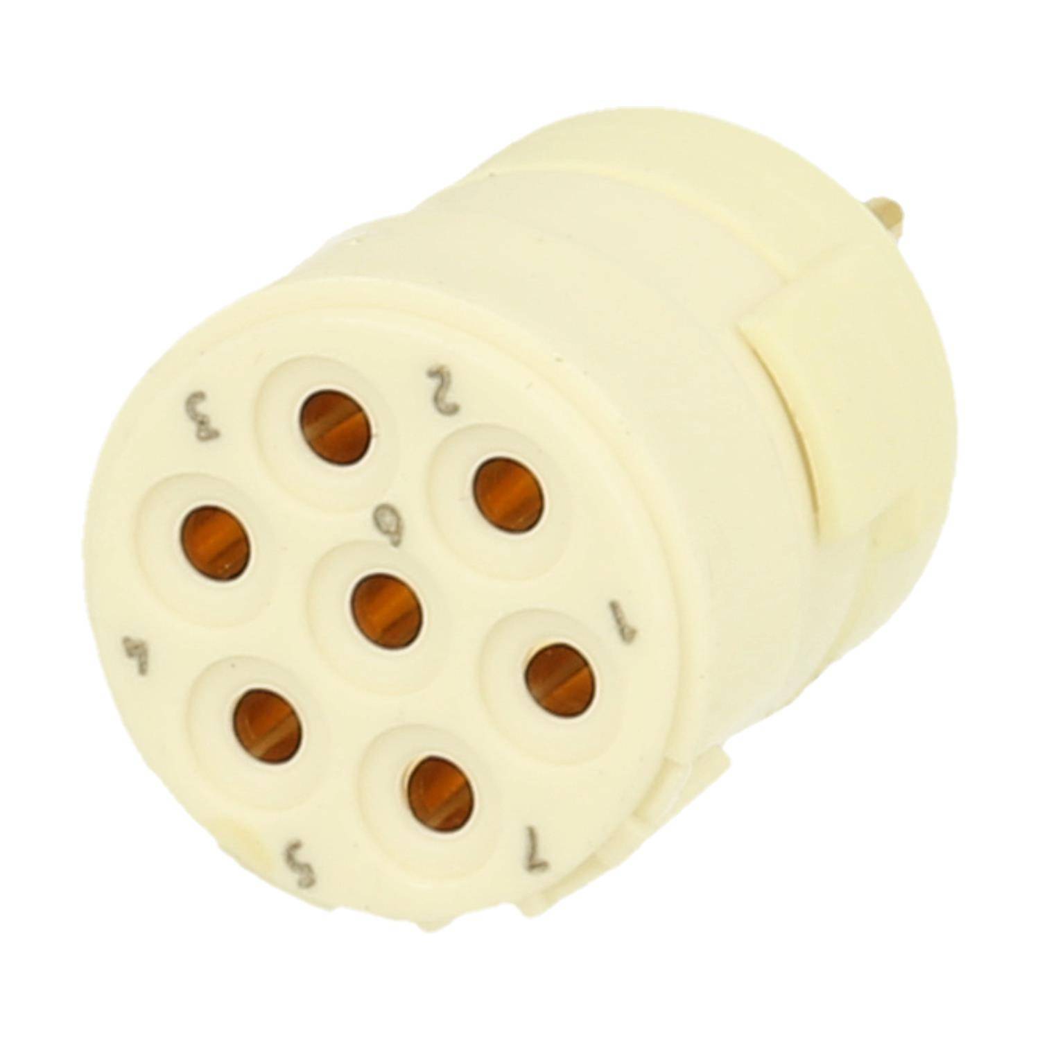 7001907108 HUMMEL M23 Signal Einlöt-Kontakteinsatz Buchse Einlötanschluss, Polzahl 7-polig 300V, 20A, Farbe weiß -