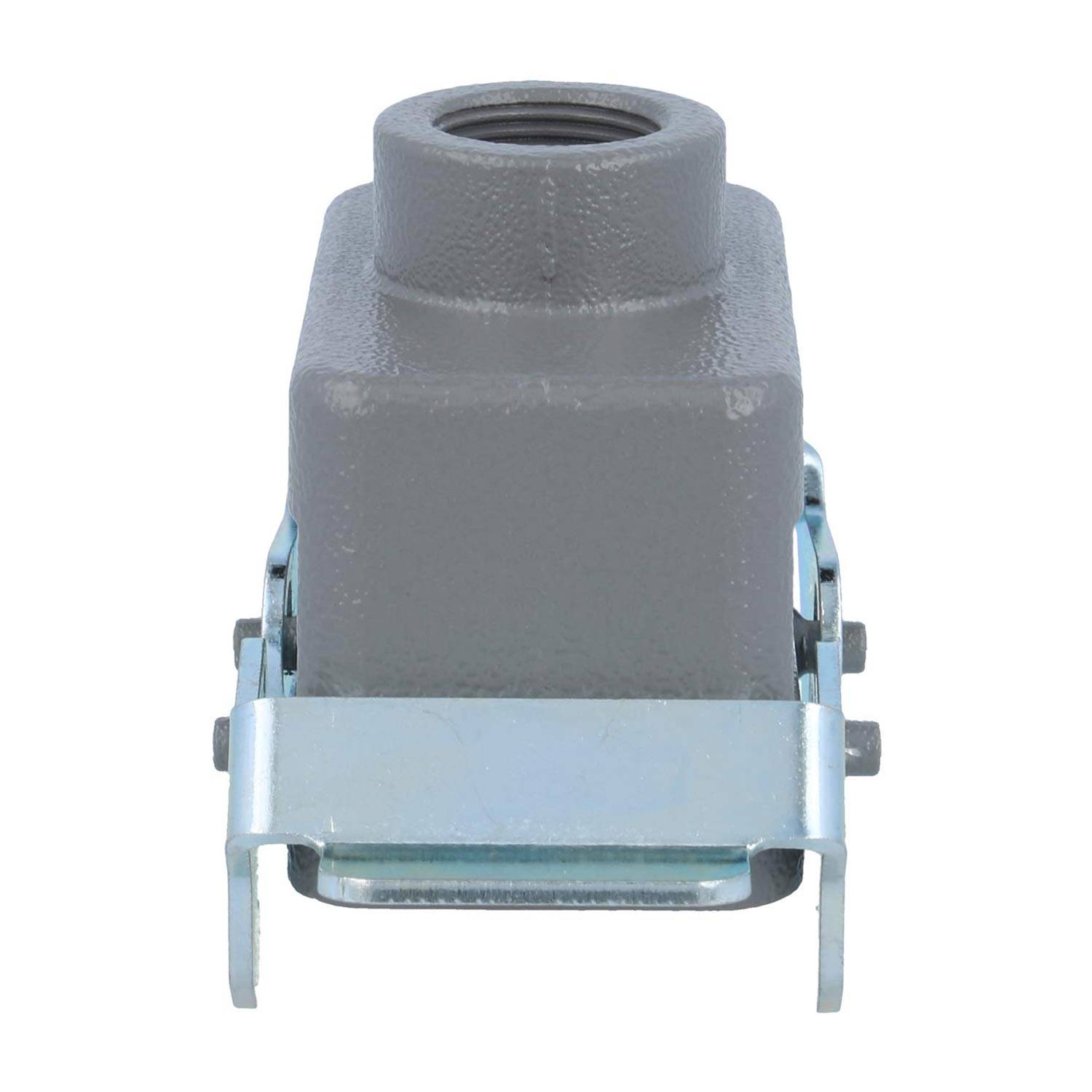 04301101462 HARTING Han 10B Tüllengehäuse niedrig, 1xM20 gerader Kabelabgang, mit 2 Querbügeln Verschraubung M20