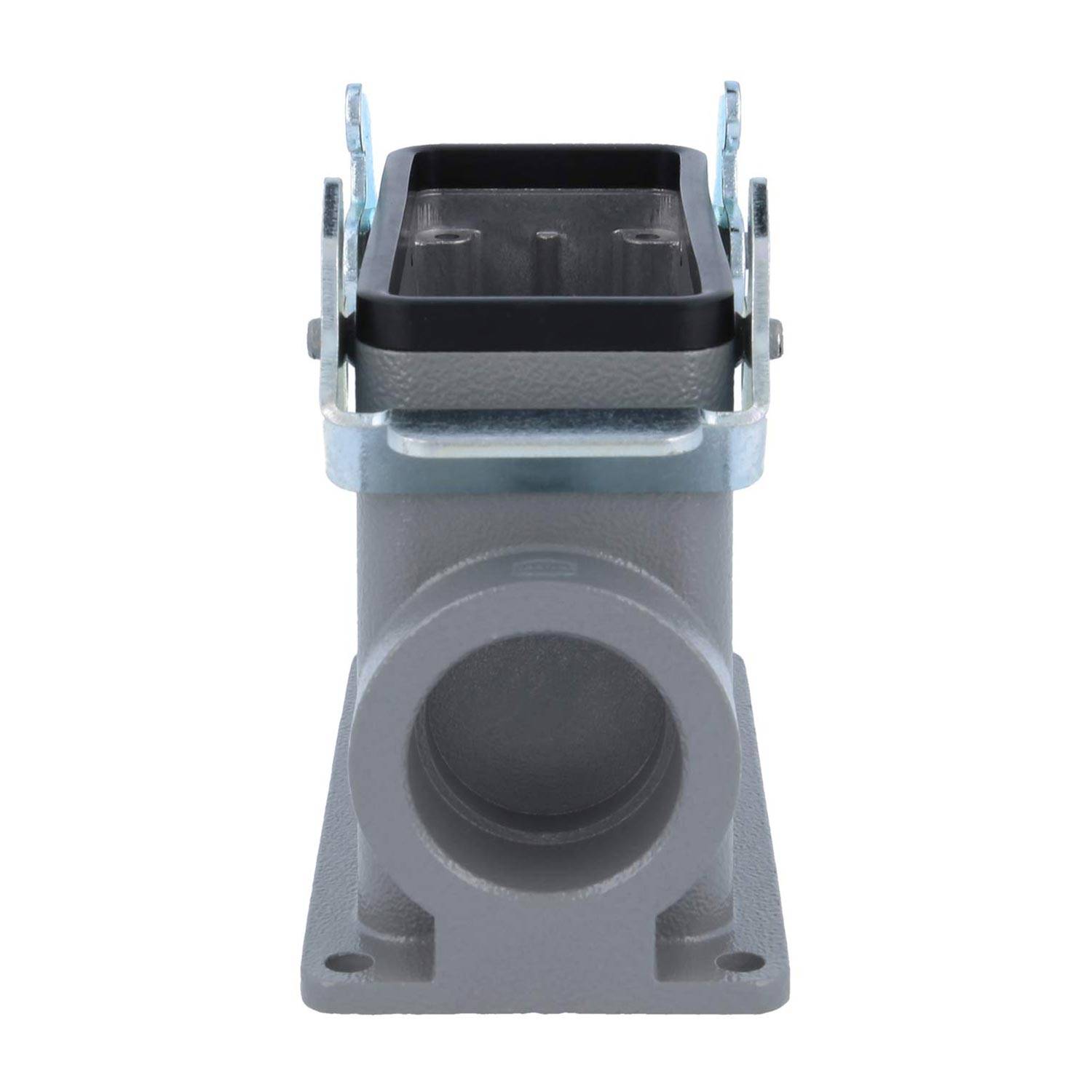 04301160263 HARTING Han 16B Sockelgehäuse hoch, 1xM32 seitlicher Kabelabgang, mit 2 Querbügeln Verschraubung M32