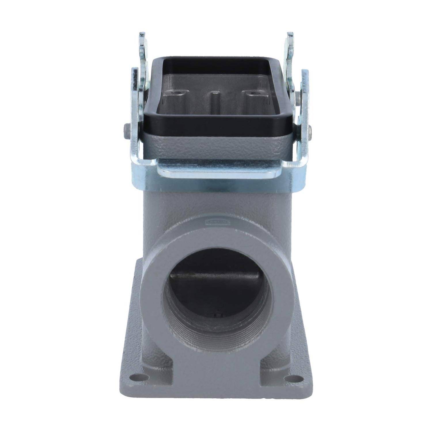 04301160263 HARTING Han 16B Sockelgehäuse hoch, 1xM32 seitlicher Kabelabgang, mit 2 Querbügeln Verschraubung M32