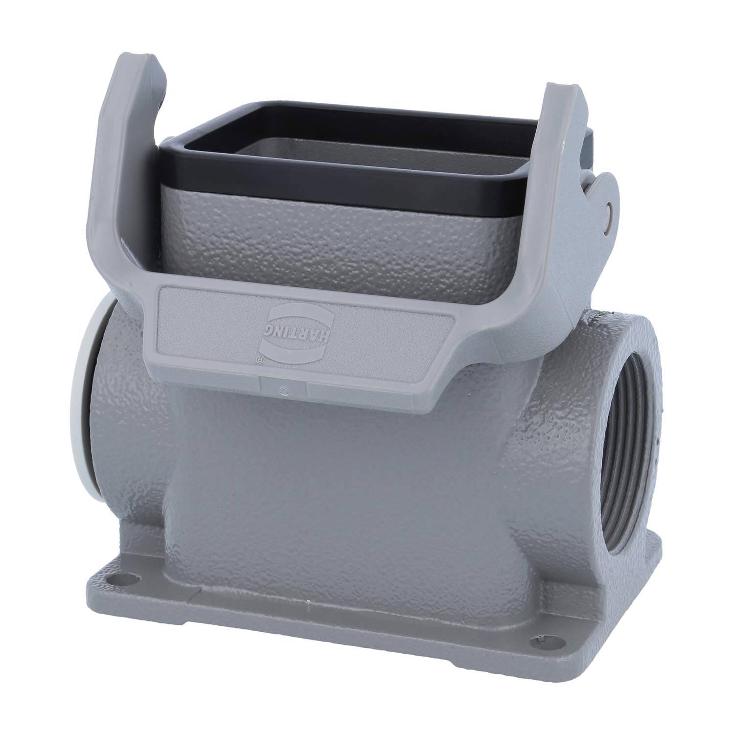 05300060270 HARTING Han 6B Sockelgehäuse hoch, 1xM32 seitlicher Kabelabgang, mit 1 Längsbügel Verschraubung M32