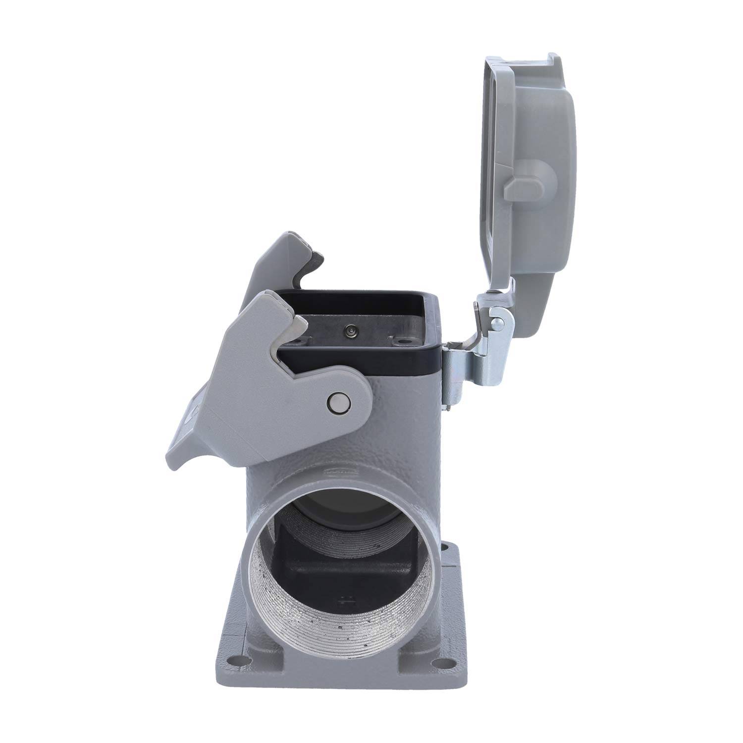 05300060274 HARTING Han 6B Sockelgehäuse hoch, 1xM40 seitlicher Kabelabgang, mit 1 Längsbügel mit Schutzkappe