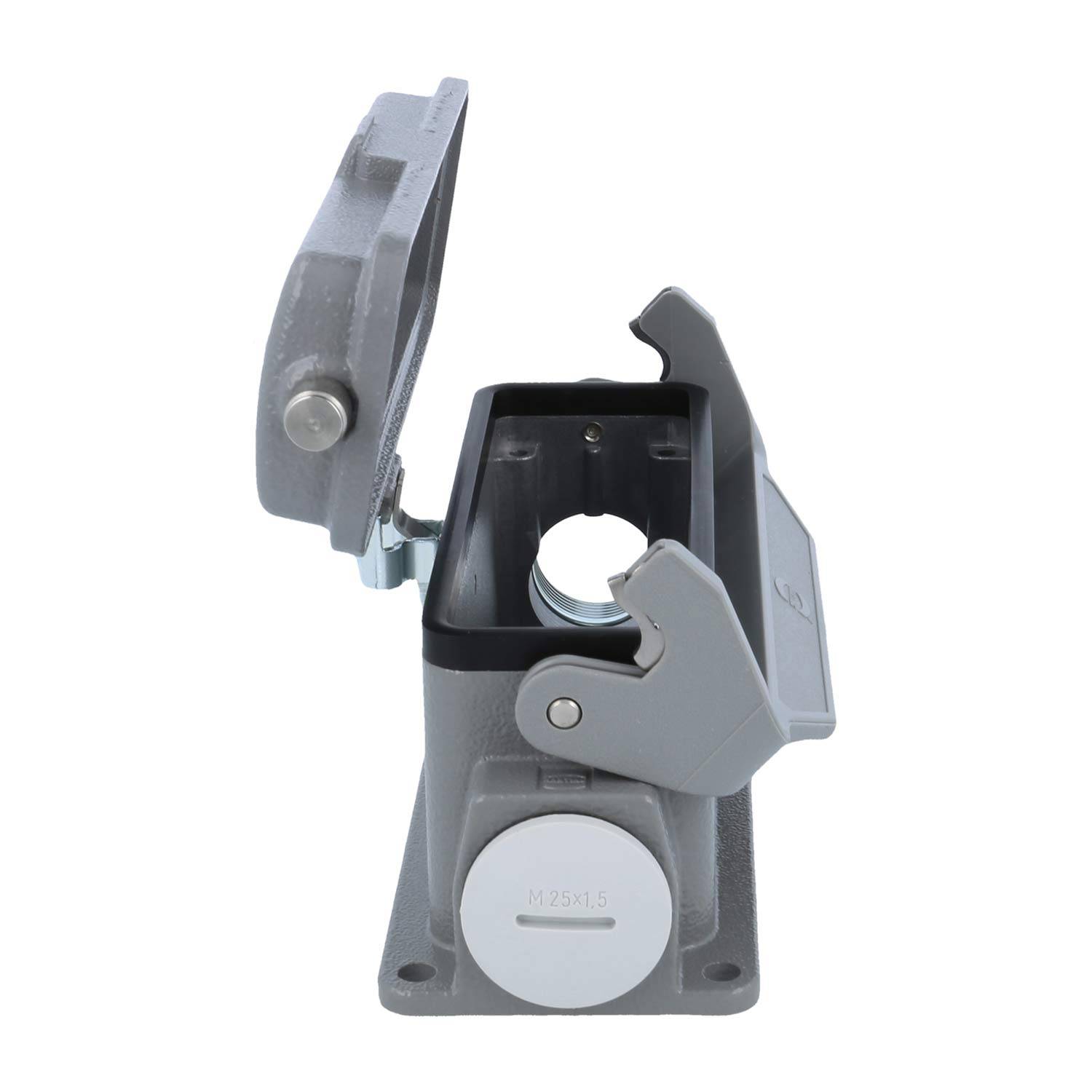 05300242269 HARTING Han 24B Sockelgehäuse niedrig, 1xM25 seitlicher Kabelabgang, mit 1 Längsbügel mit Schutzkappe